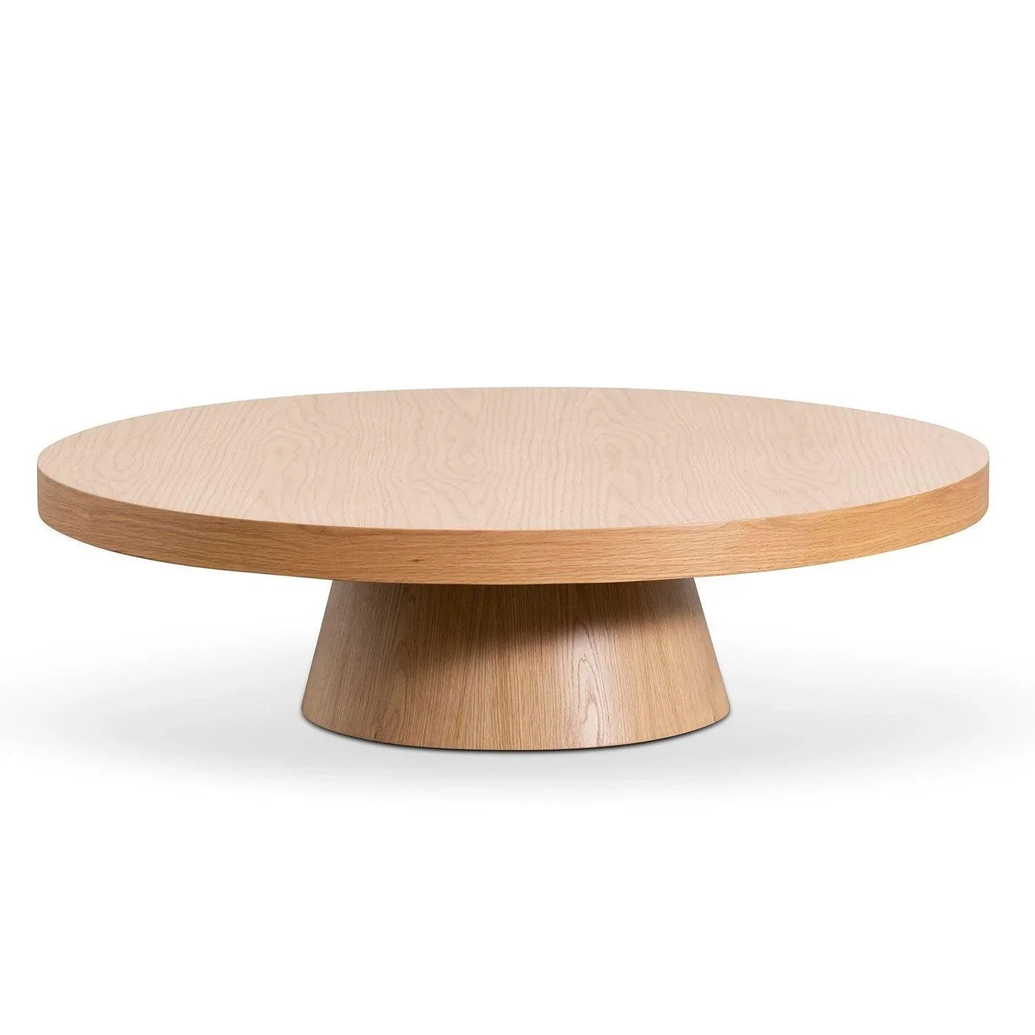 CCF6603-CN 1.1m Round Coffee Table - Natural Oak - Furniture Castle
