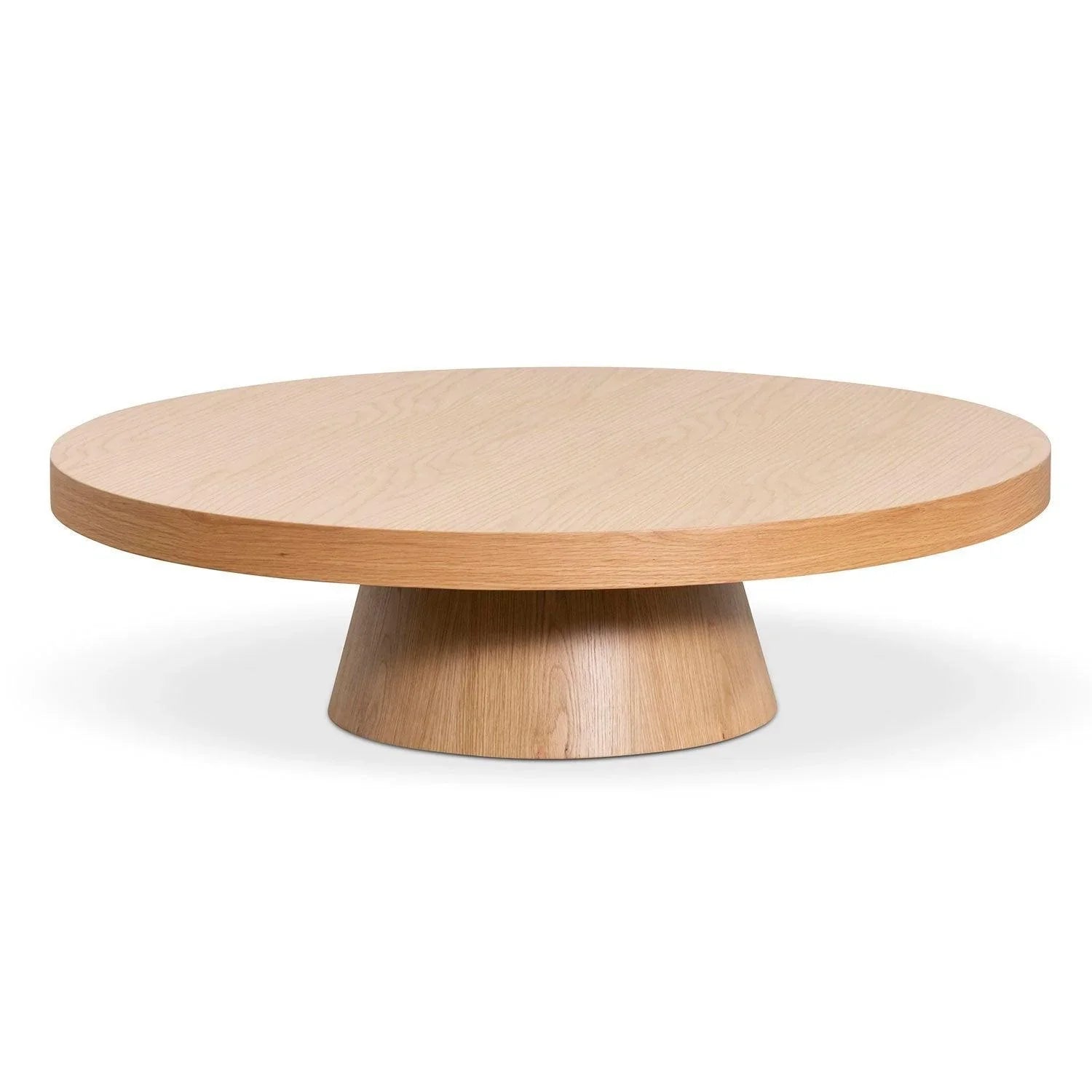 CCF6603-CN 1.1m Round Coffee Table - Natural Oak - Furniture Castle