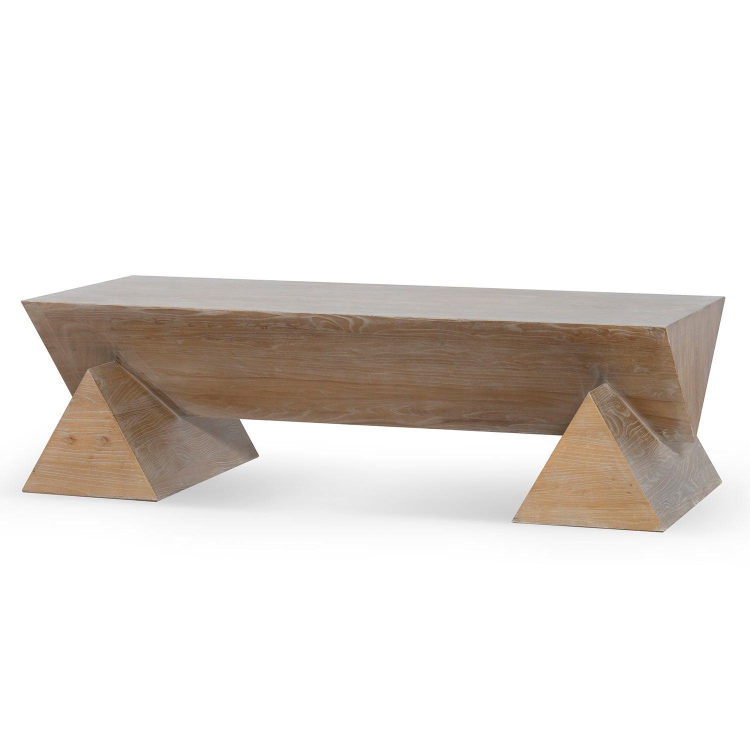 CCF6692-NI 1.52m Elm Coffee Table - Natural - Furniture Castle