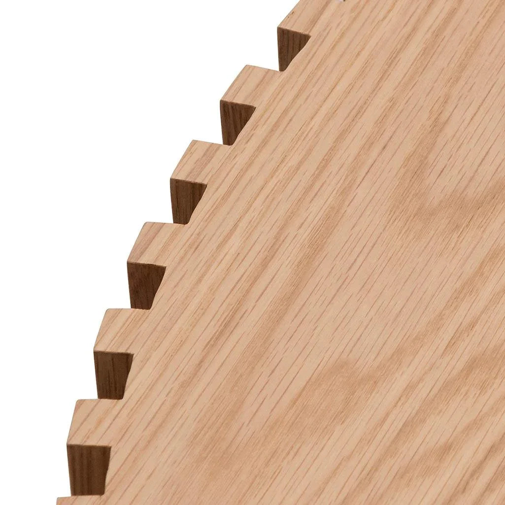 CCF6860-CN Oak Round Coffee Table - Natural - Furniture Castle
