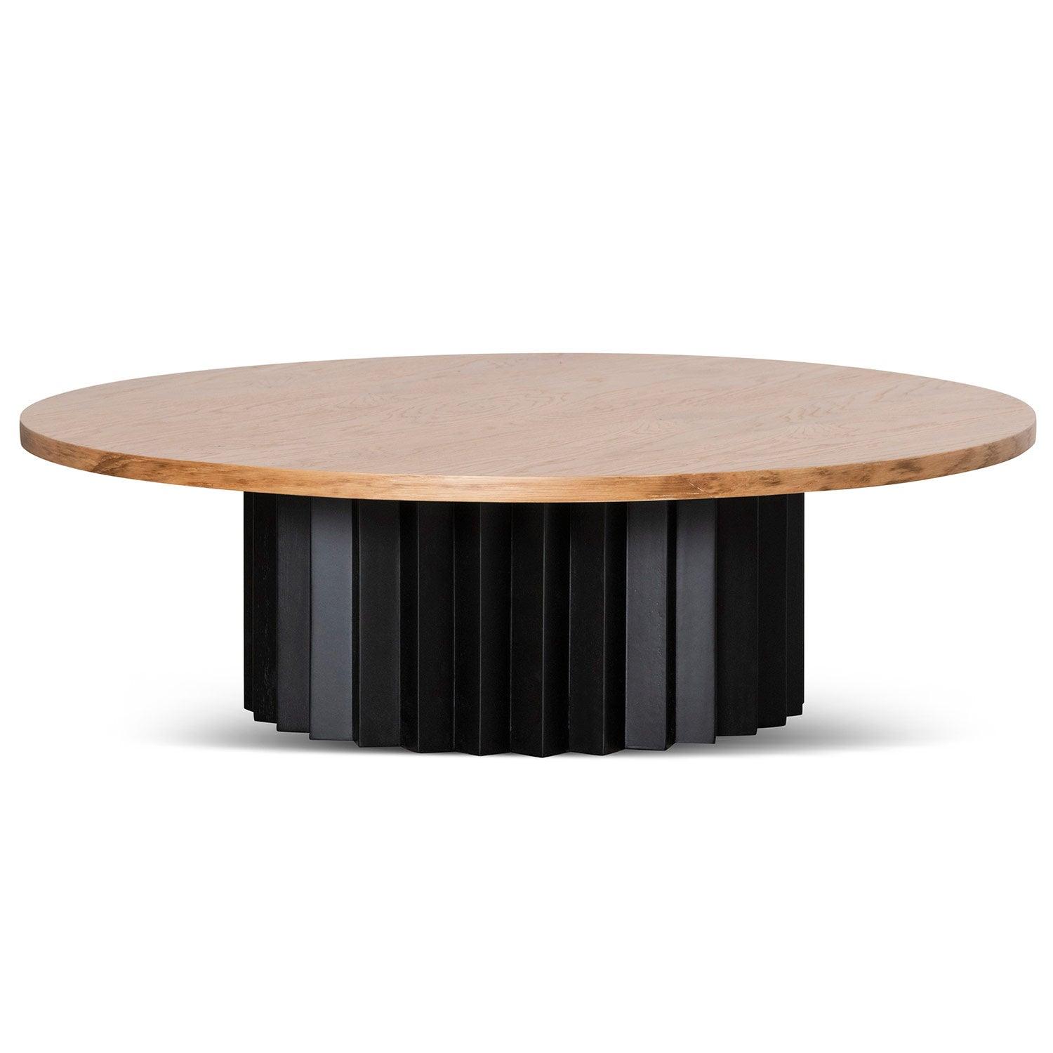 CCF6875-AW Round Messmate Coffee Table - Black Base - Furniture Castle