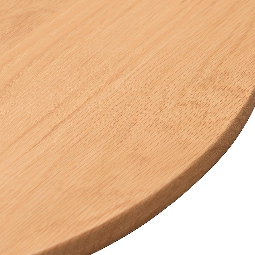 CCF6947-OW Solid Oak Round Coffee Table - Natural - Furniture Castle