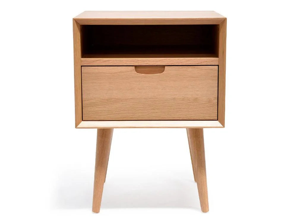 CCF695-VN SQ Wooden Bedside Table - Furniture Castle