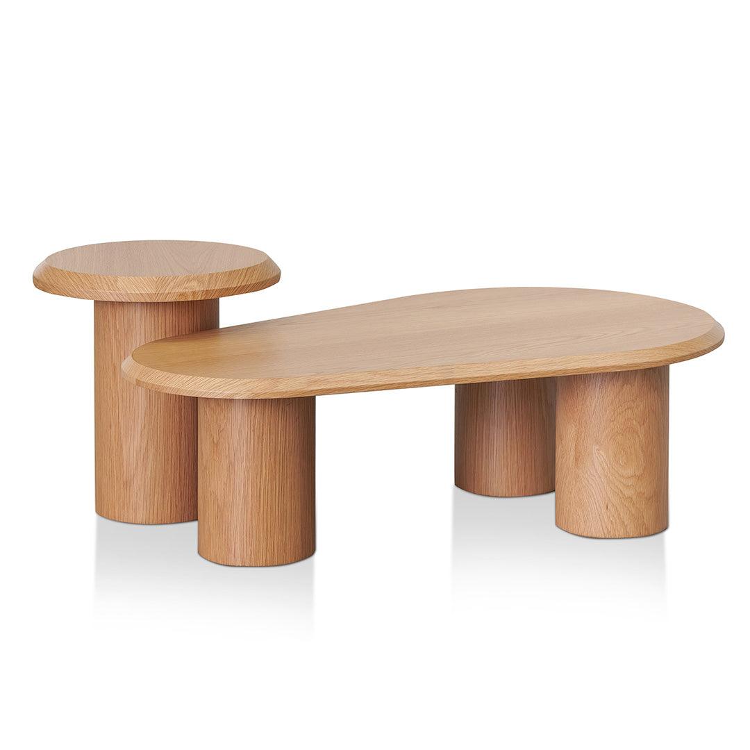 CCF8238-CN-ST8239-CN Nested Table - Natural Oak - Furniture Castle