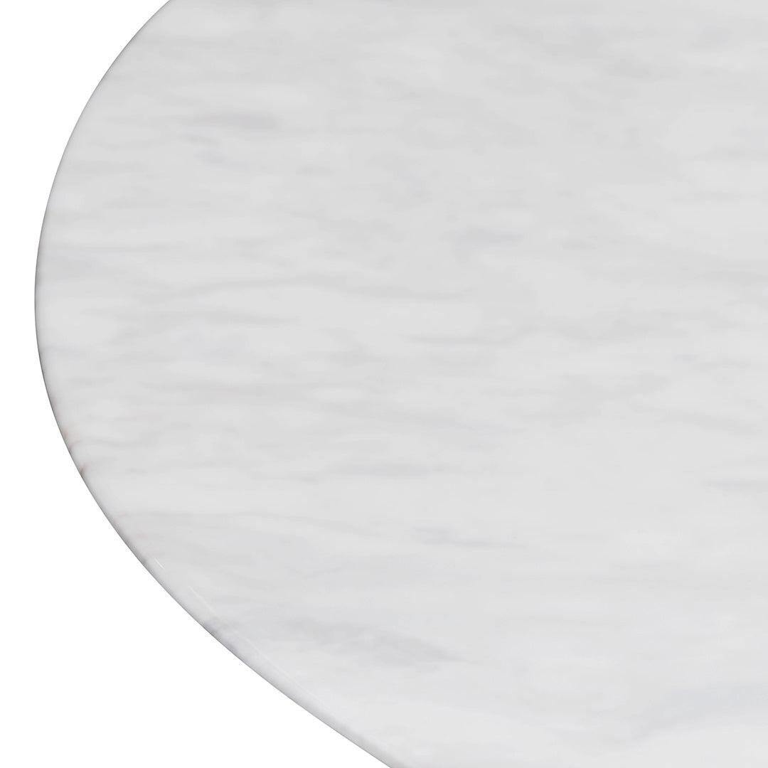 CCF8269-DW 1.3m Marble Top Oval Coffee Table - Natural - Furniture Castle