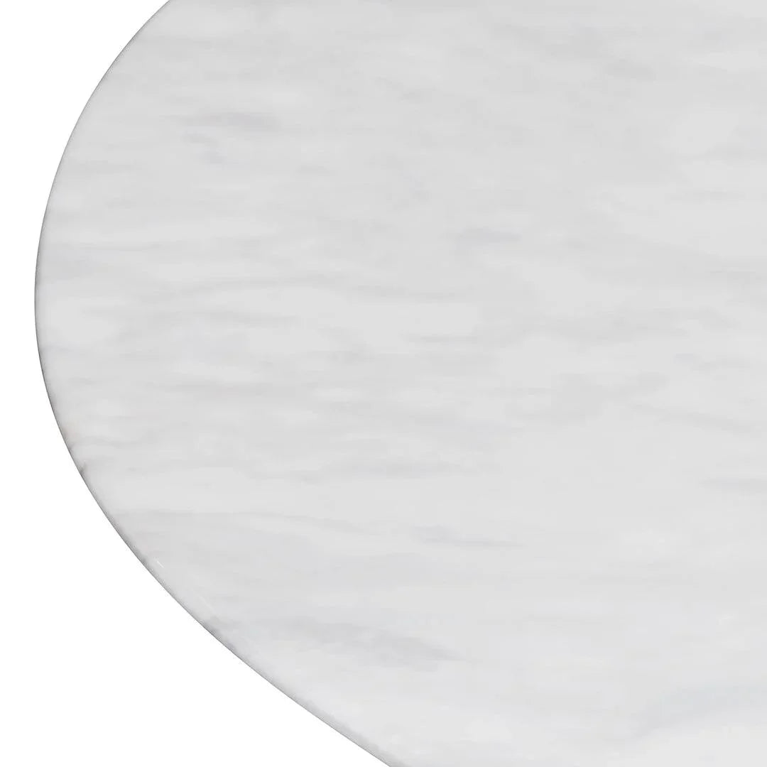 CCF8269-DW 1.3m Marble Top Oval Coffee Table - Natural - Furniture Castle