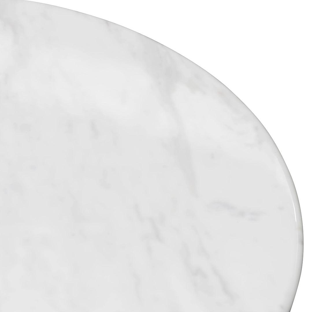CCF8269-DW 1.3m Marble Top Oval Coffee Table - Natural - Furniture Castle