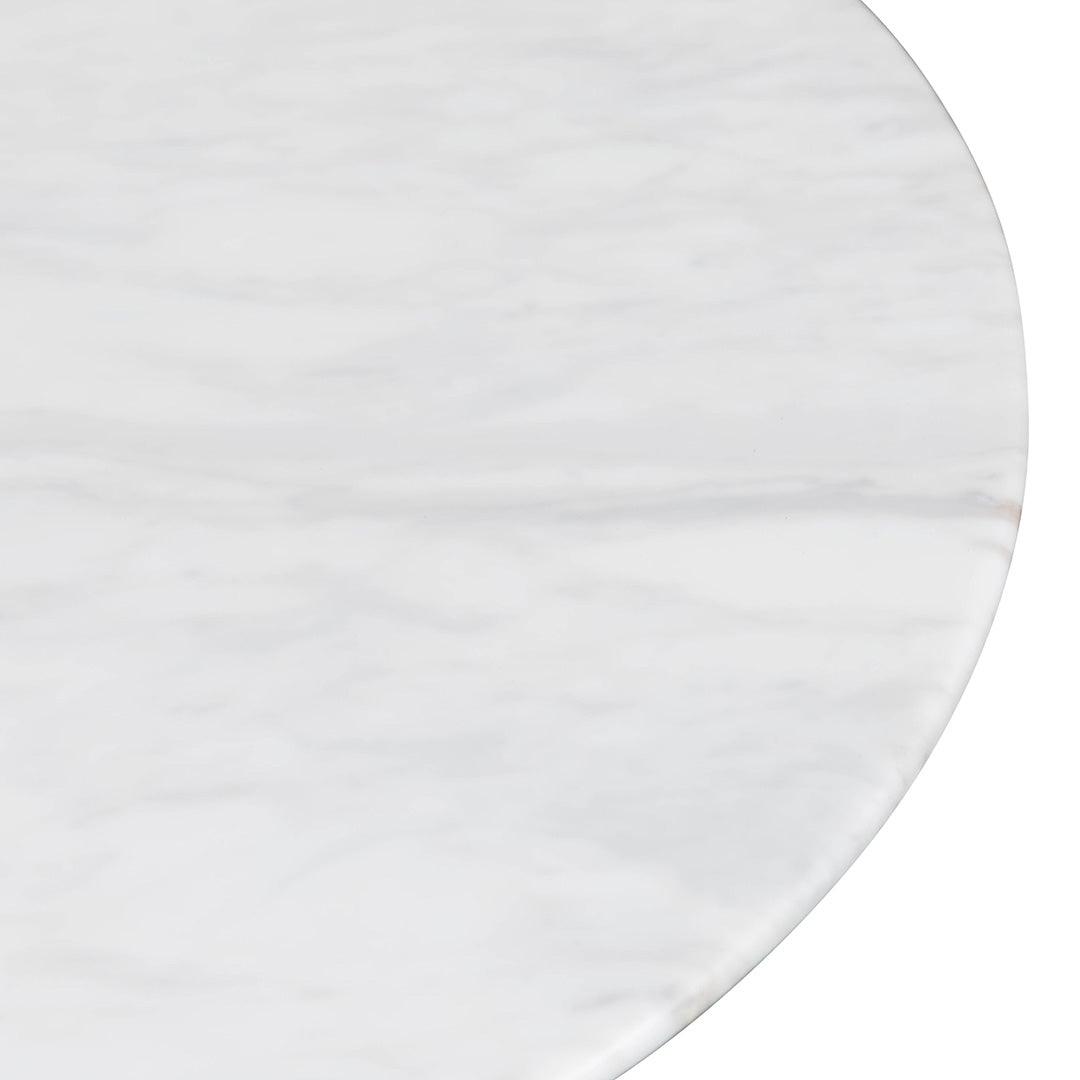 CCF8269-DW 1.3m Marble Top Oval Coffee Table - Natural - Furniture Castle