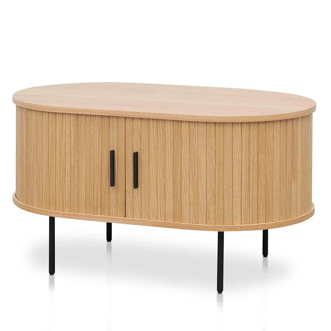 CCF8440-KD 100cm Coffee Table - Natural - Furniture Castle