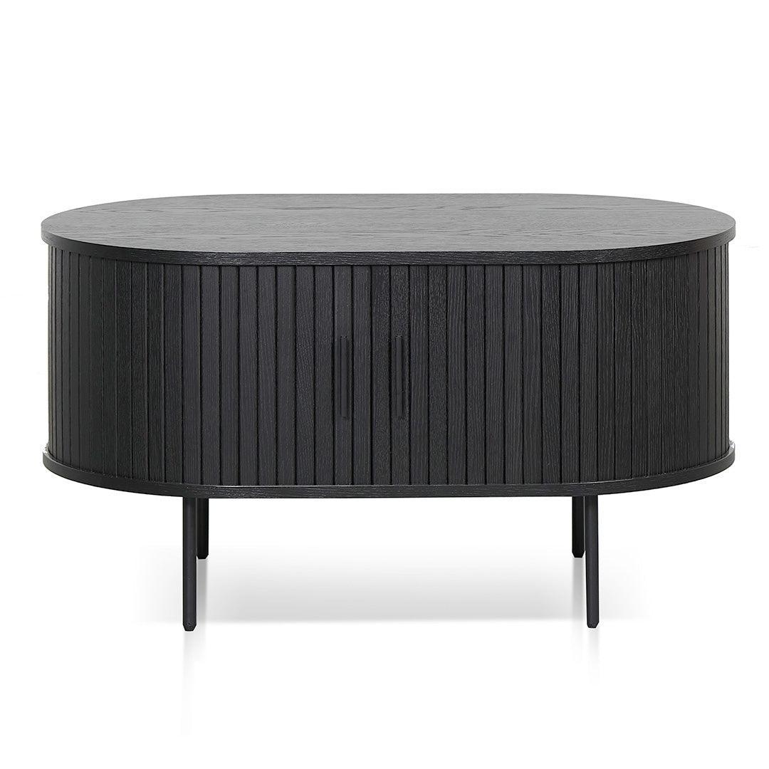 CCF8441-KD 100cm Coffee Table - Full Black - Furniture Castle