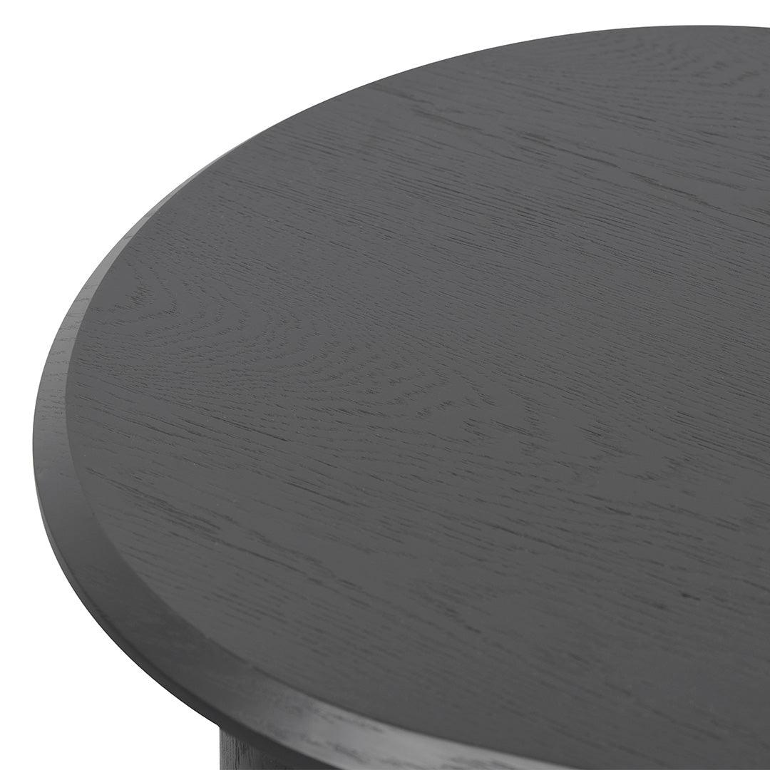 CCF8553-CN-ST8554-CN Chen Nested Table - Black Oak - Furniture Castle