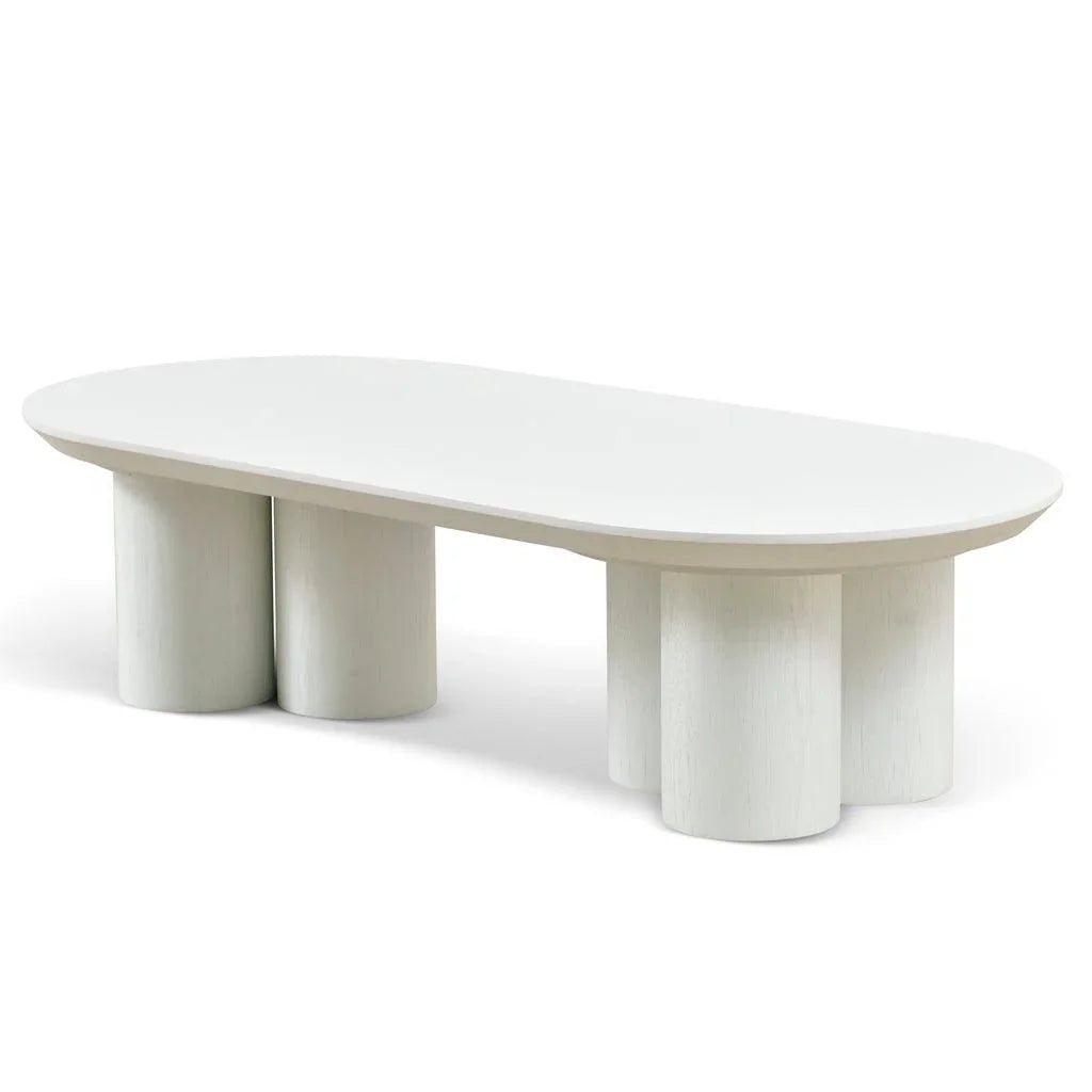 CCF8788-CN 1.3m Coffee Table - Full White - Furniture Castle
