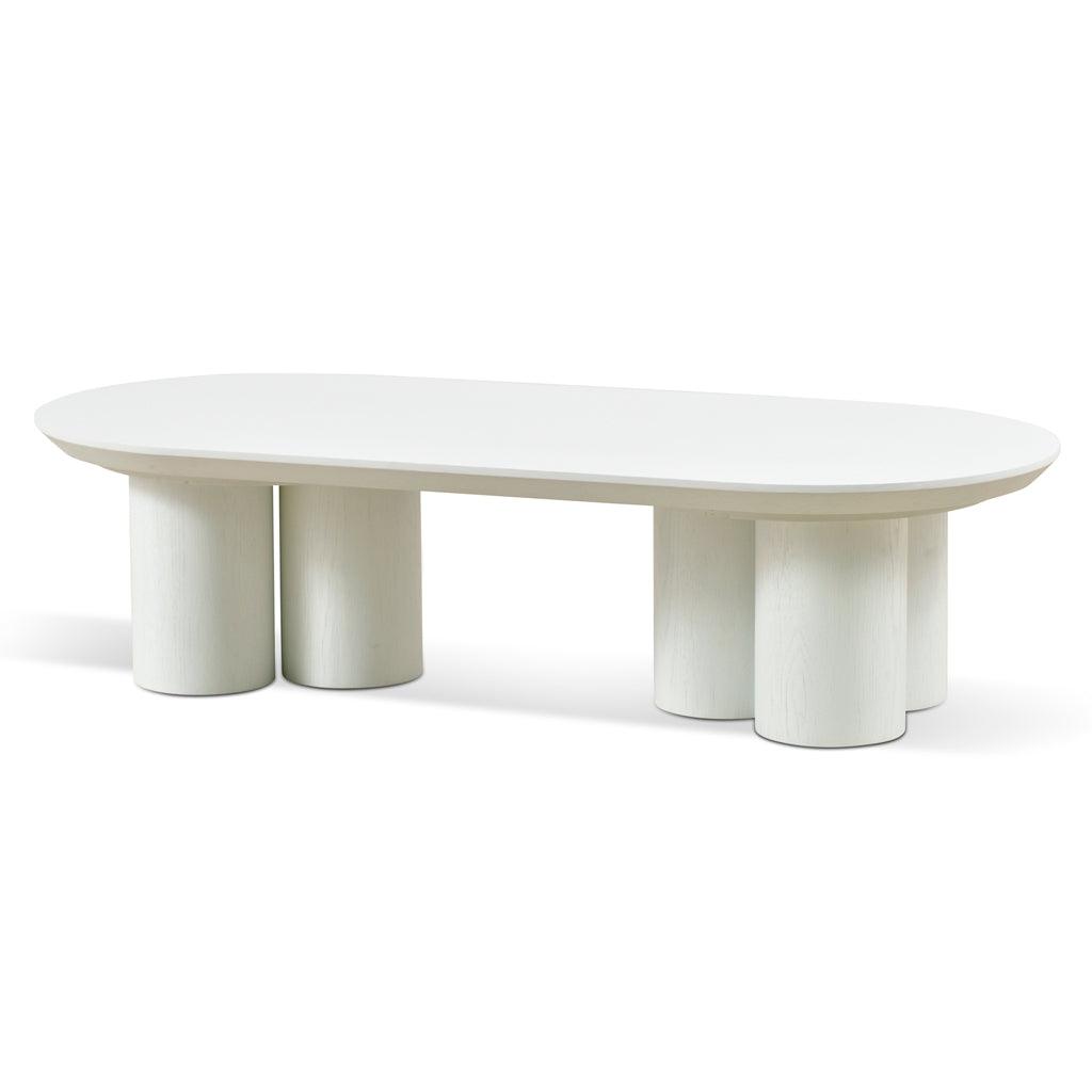 CCF8788-CN 1.3m Coffee Table - Full White - Furniture Castle