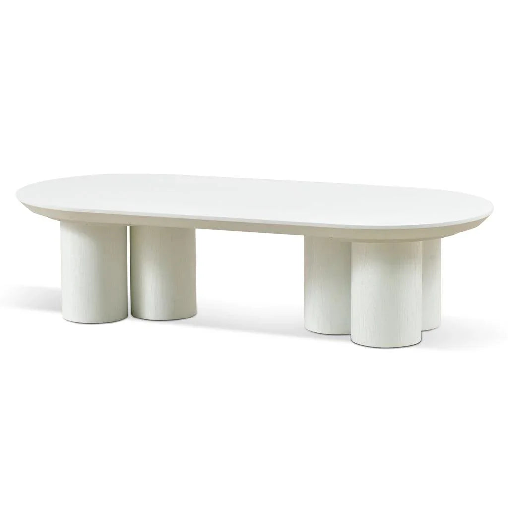 CCF8788-CN 1.3m Coffee Table - Full White - Furniture Castle