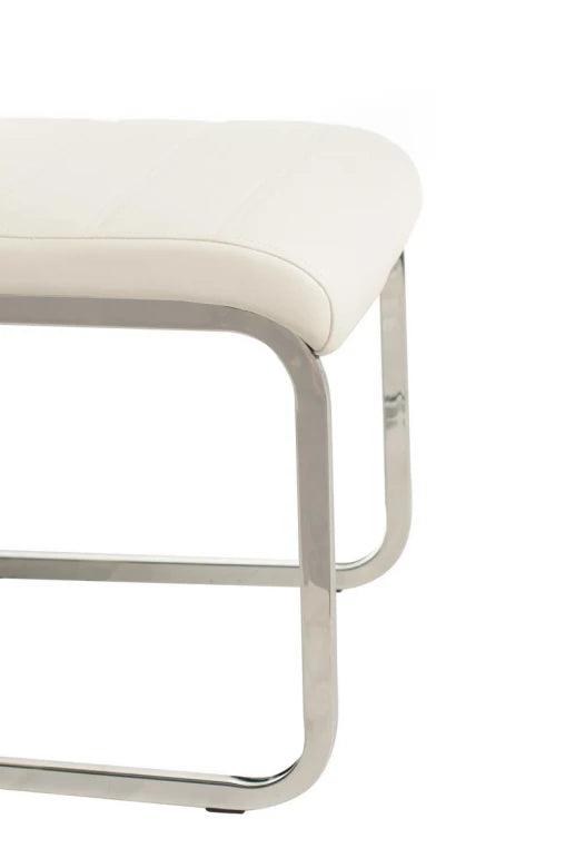 Charlie Dining Chair White Set of 2 - Furniture Castle