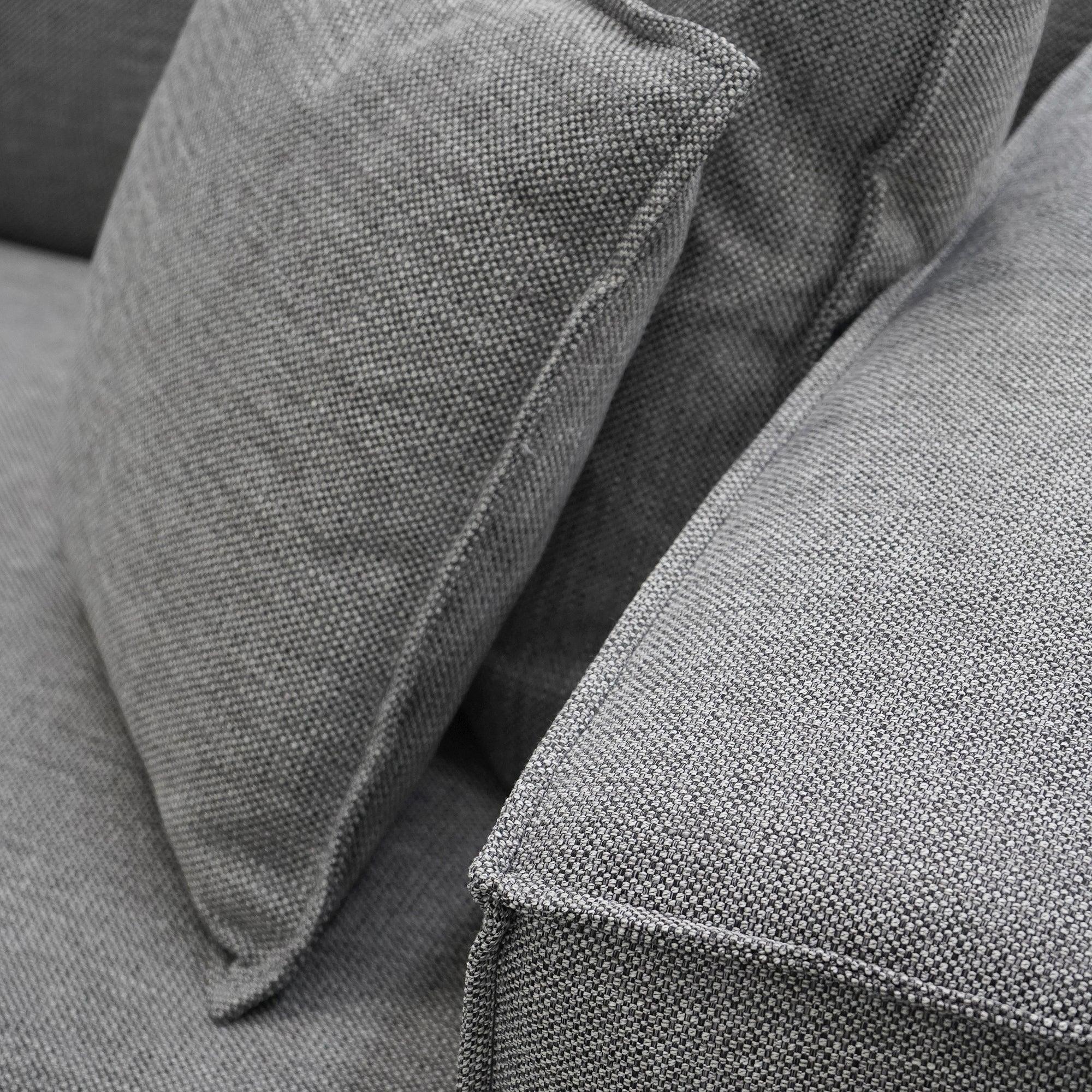 CLC2734-KSO 4 Seater Sofa with Cushion and Pillow - Graphite Grey - Furniture Castle