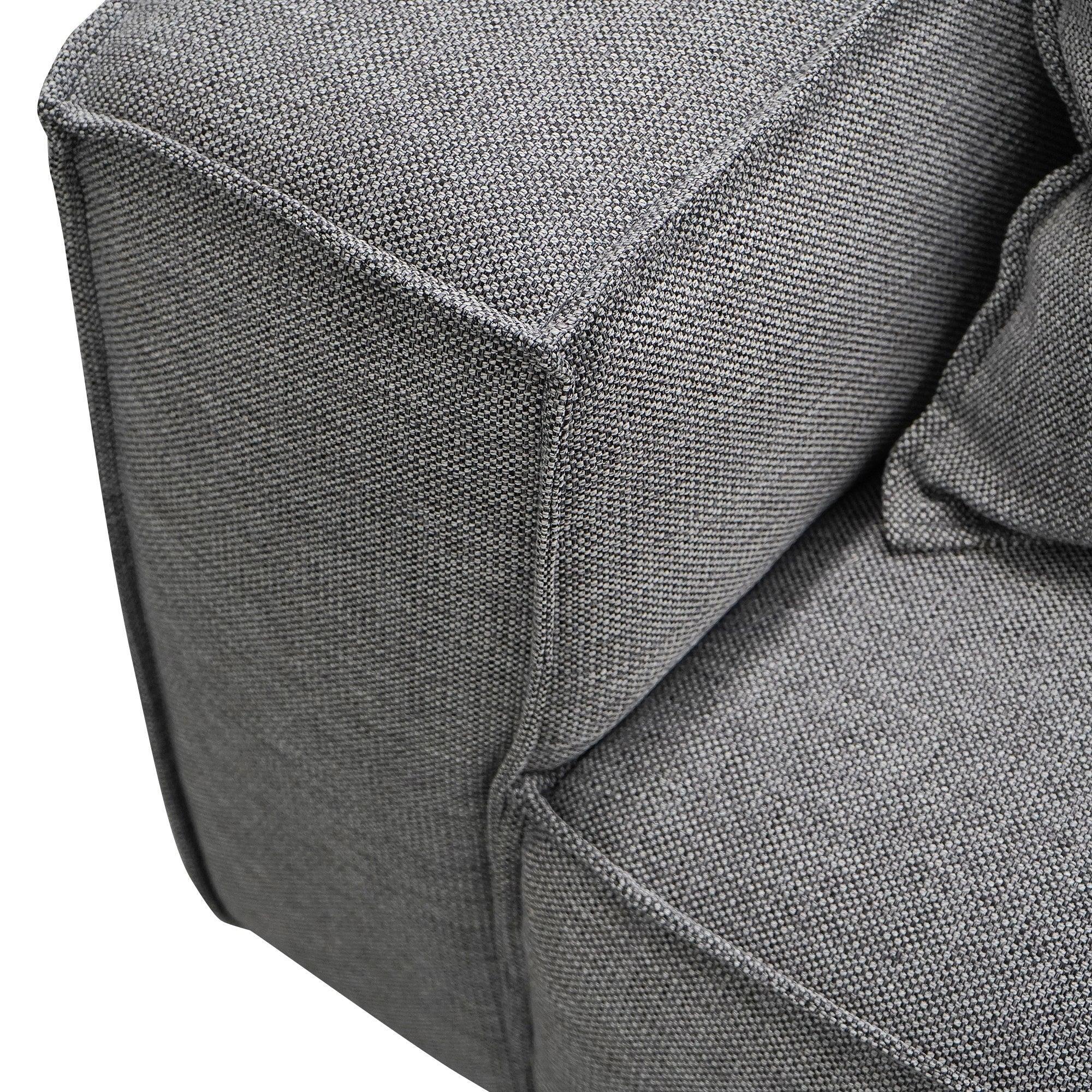 CLC2734-KSO 4 Seater Sofa with Cushion and Pillow - Graphite Grey - Furniture Castle