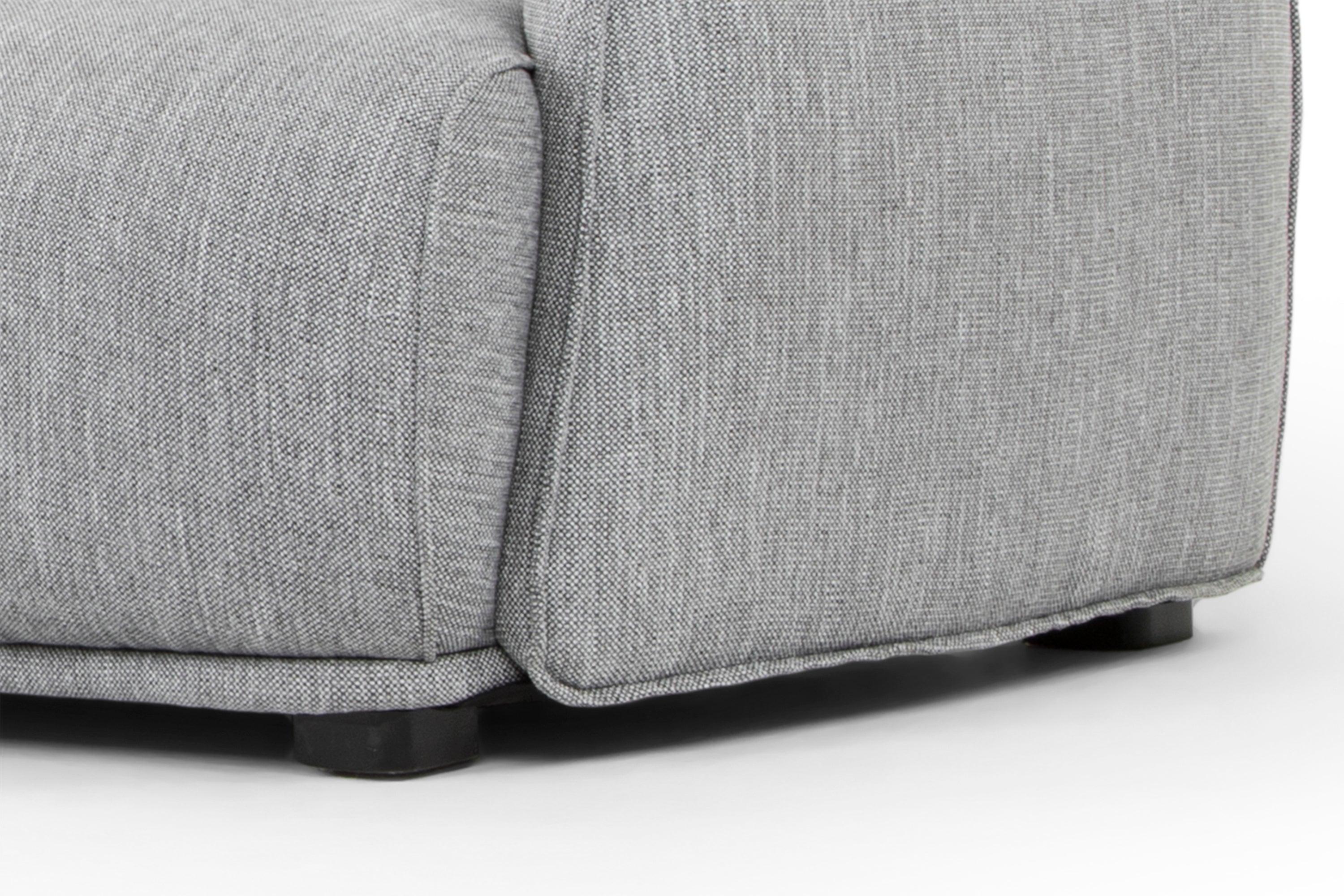 CLC2744-FA 3 Seater Left Chaise Sofa - Graphite Grey - Furniture Castle