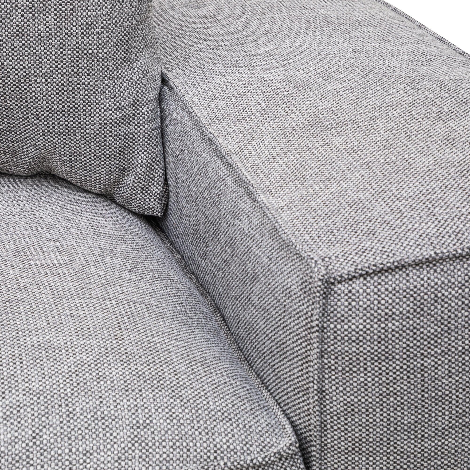 CLC2850-CA 3 Seater Left Chaise Sofa - Graphite Grey - Furniture Castle