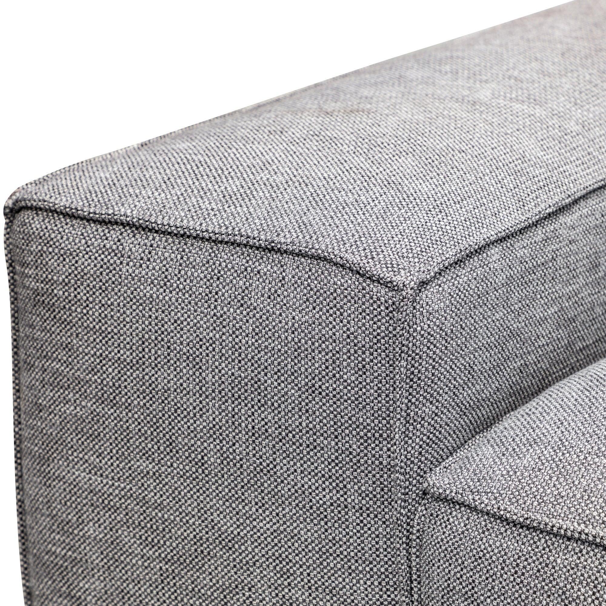CLC2851-CA 3 Seater Right Chaise Sofa - Graphite Grey - Furniture Castle