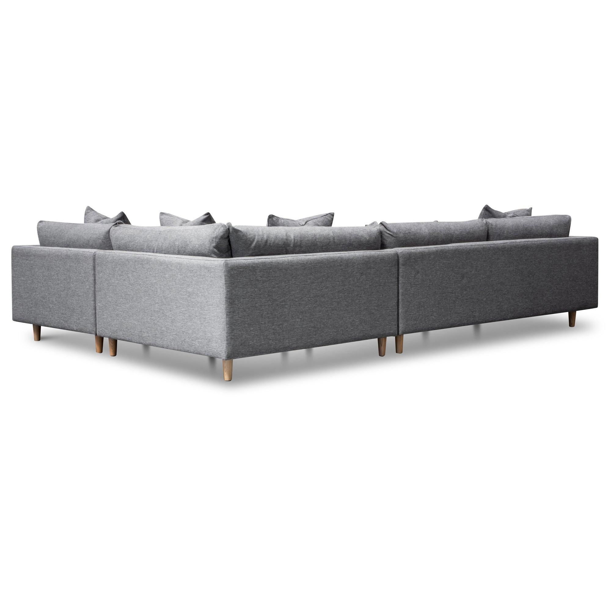 CLC2854-CA Right Return Modular Sofa - Graphite Grey - Furniture Castle