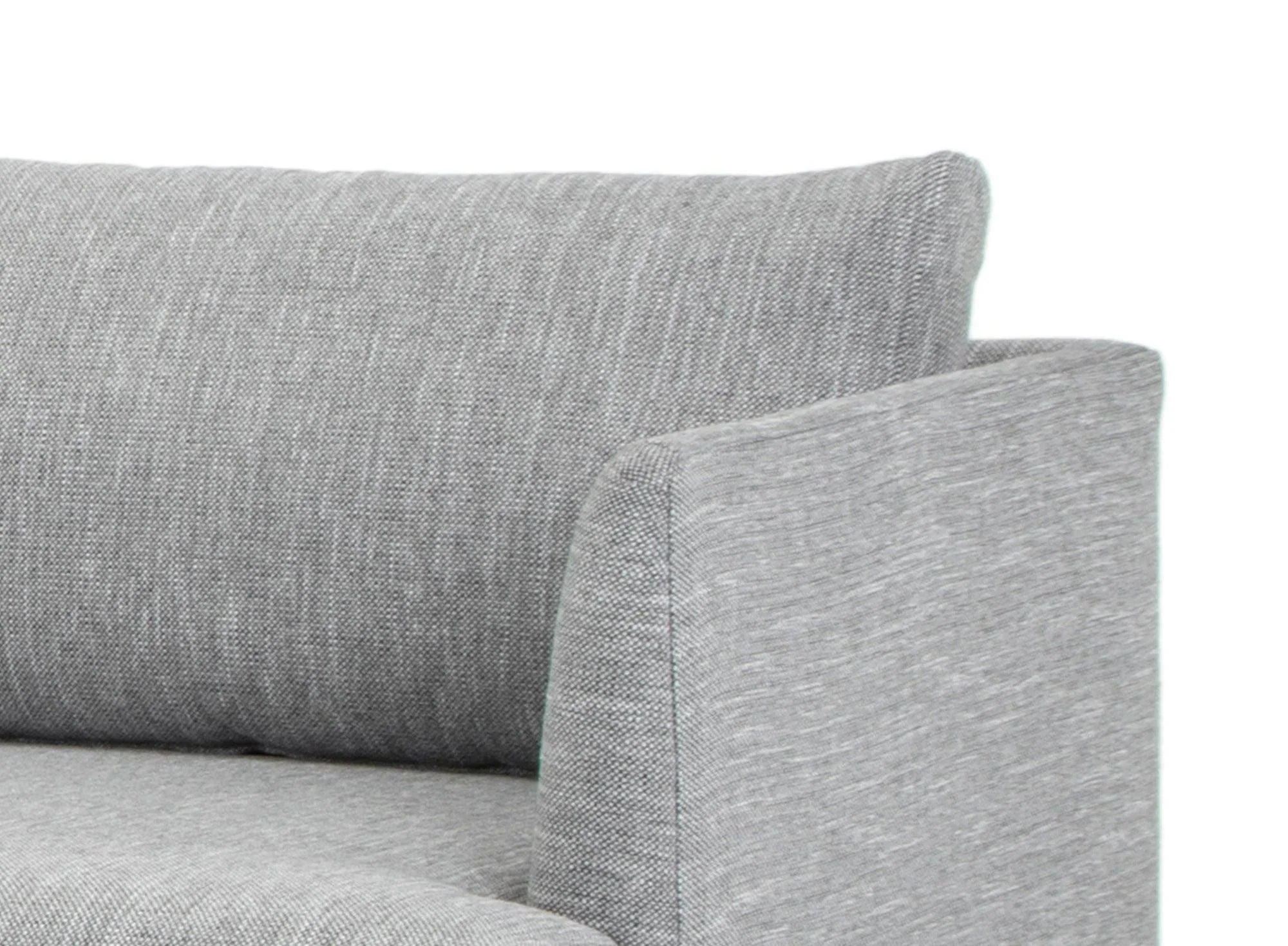 CLC2863-FA Seater With Left Chaise Sofa - Graphite Grey with Natural Legs - Furniture Castle