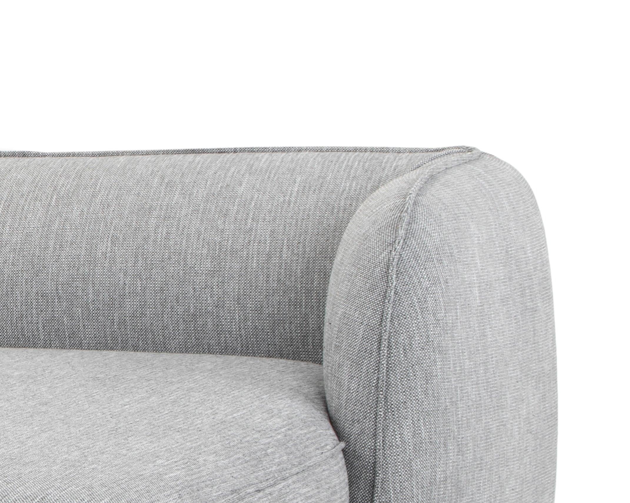 CLC2871-FA 3 Seater Right Chaise Sofa - Graphite Grey - Furniture Castle
