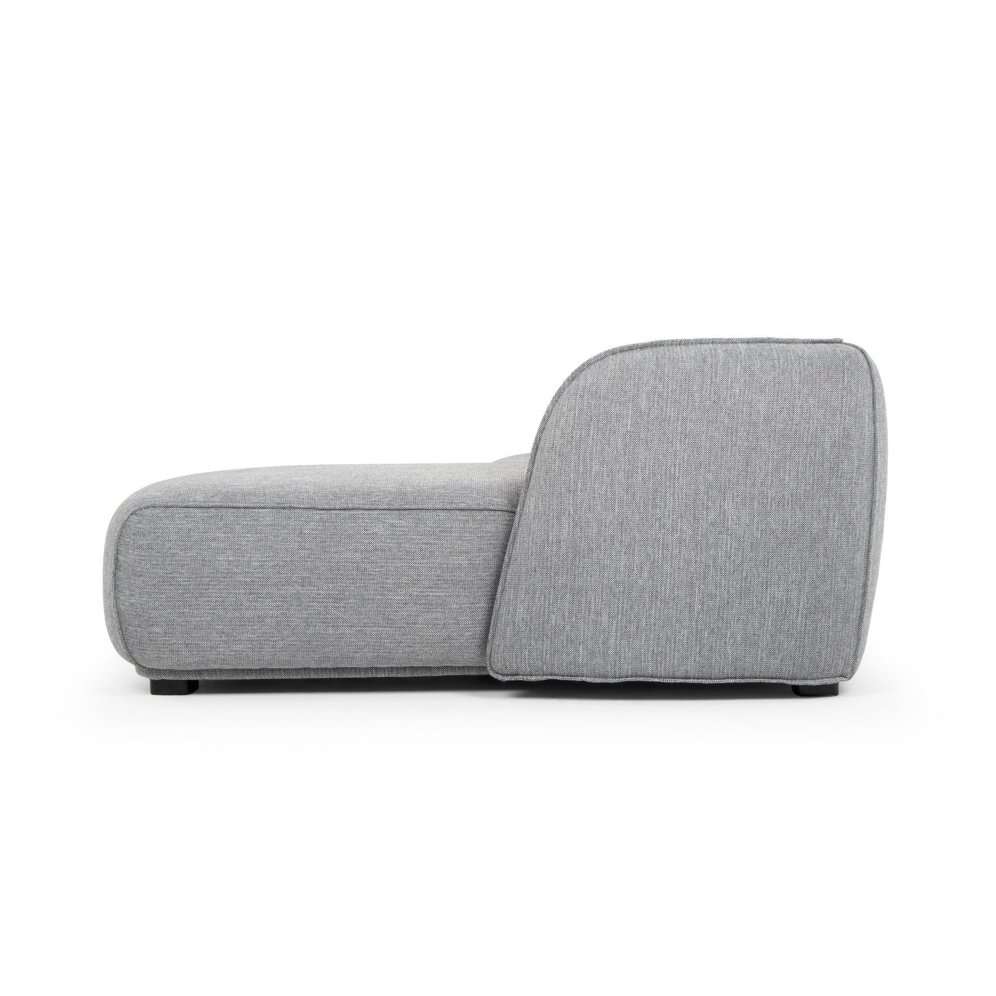 CLC2871-FA 3 Seater Right Chaise Sofa - Graphite Grey - Furniture Castle