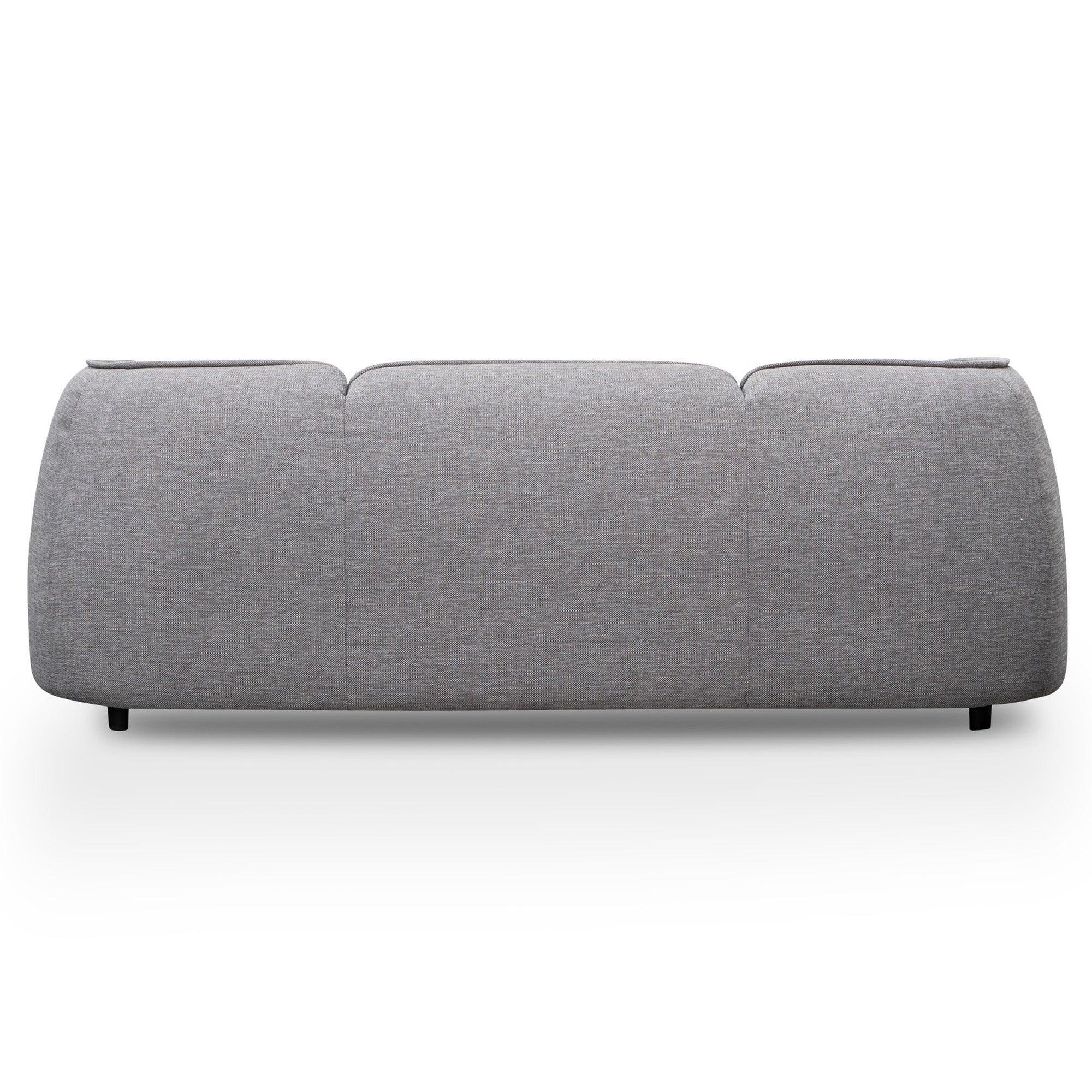 CLC2875-KSO 3 Seater Fabric Sofa- Graphite Grey - Furniture Castle