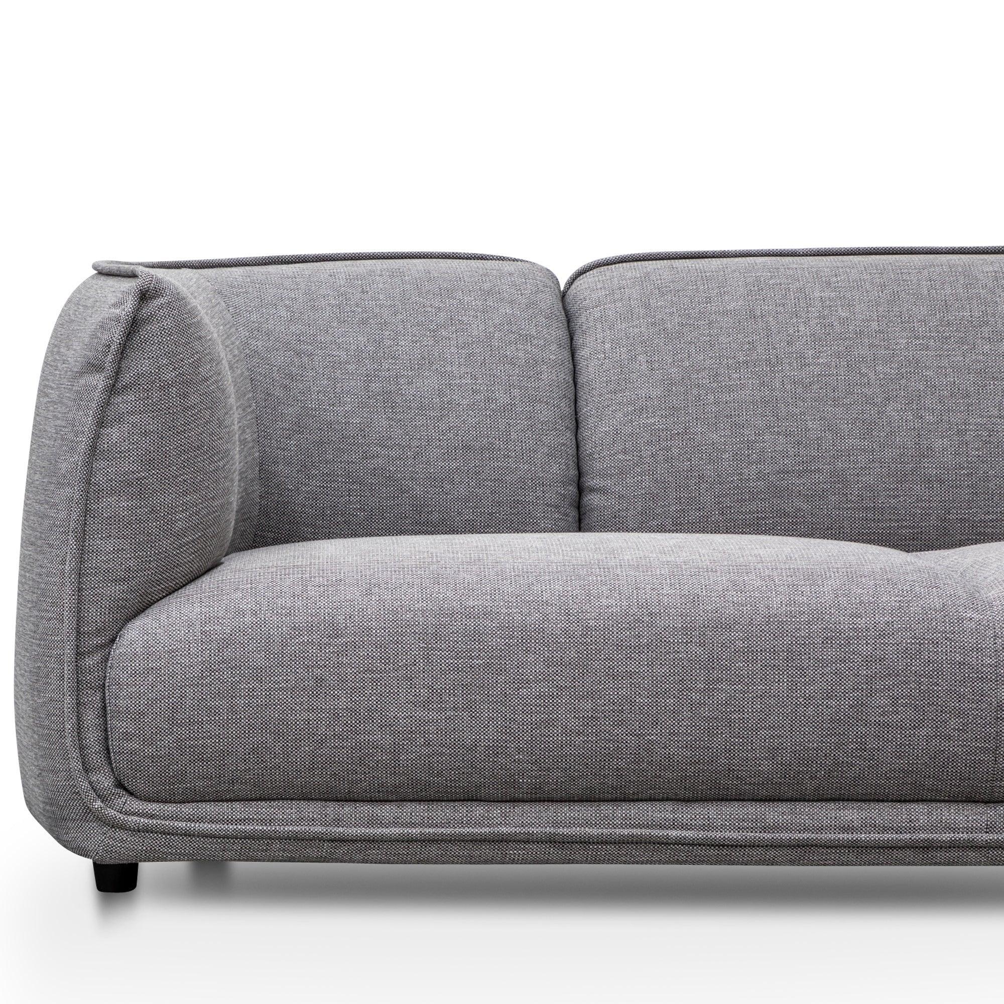 CLC2875-KSO 3 Seater Fabric Sofa- Graphite Grey - Furniture Castle