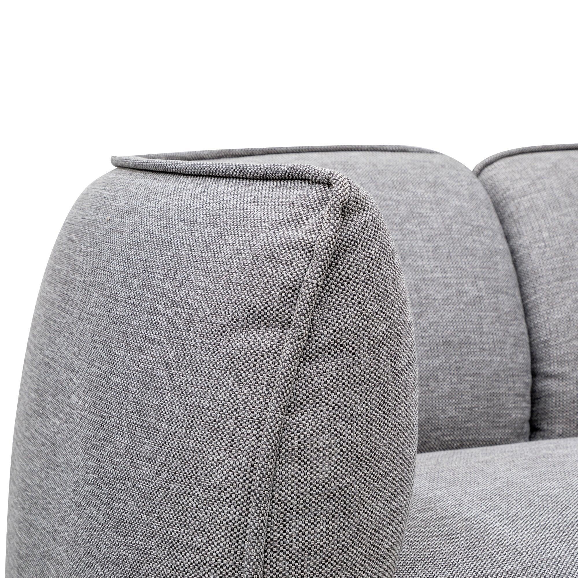 CLC2875-KSO 3 Seater Fabric Sofa- Graphite Grey - Furniture Castle