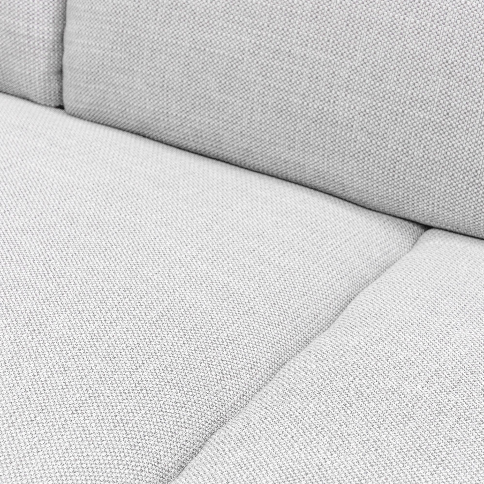 CLC6093-KSO 3 Seater Fabric Sofa- Light Texture Grey - Furniture Castle