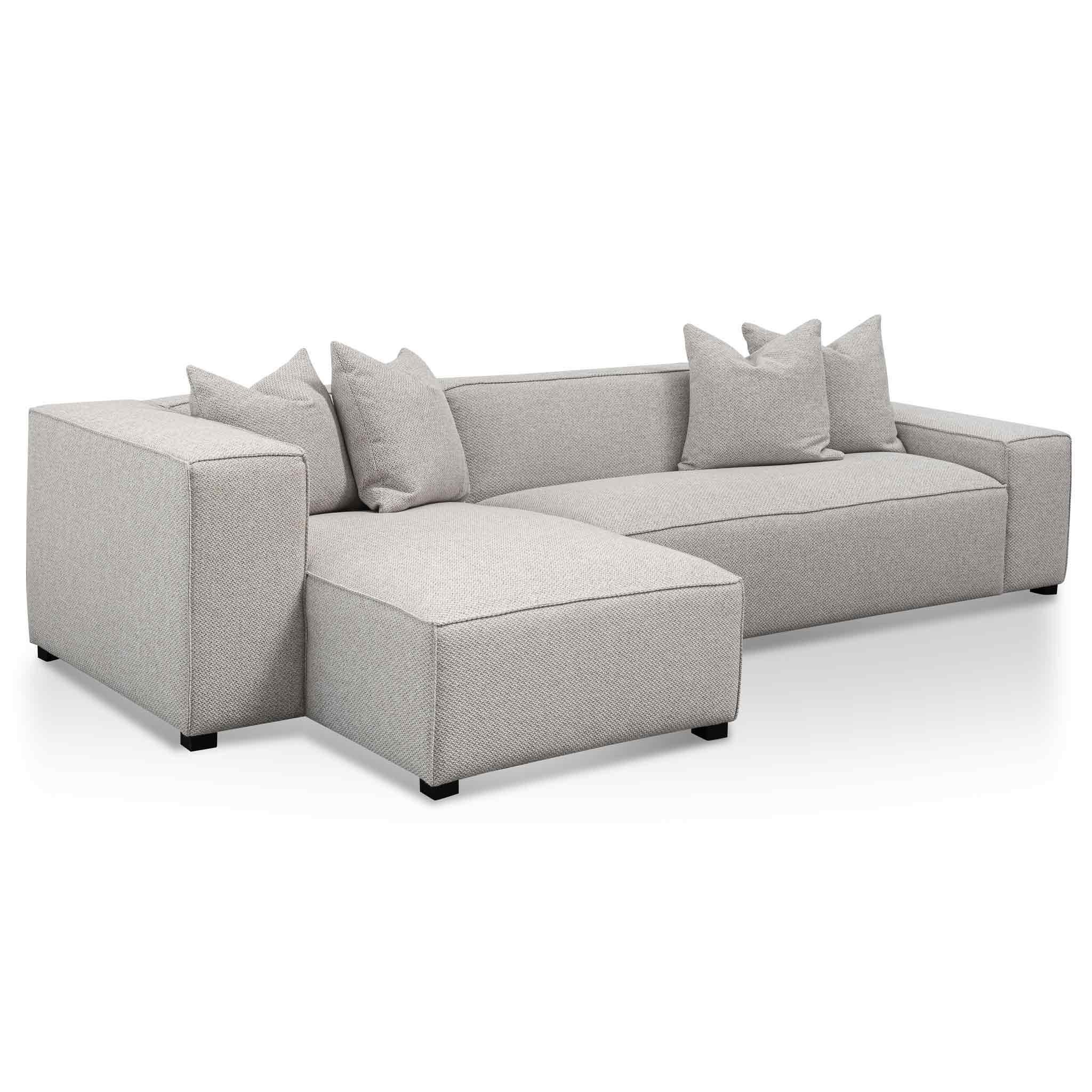 CLC6532-CA 3 Seater Left Chaise Sofa - Sterling Sand - Furniture Castle