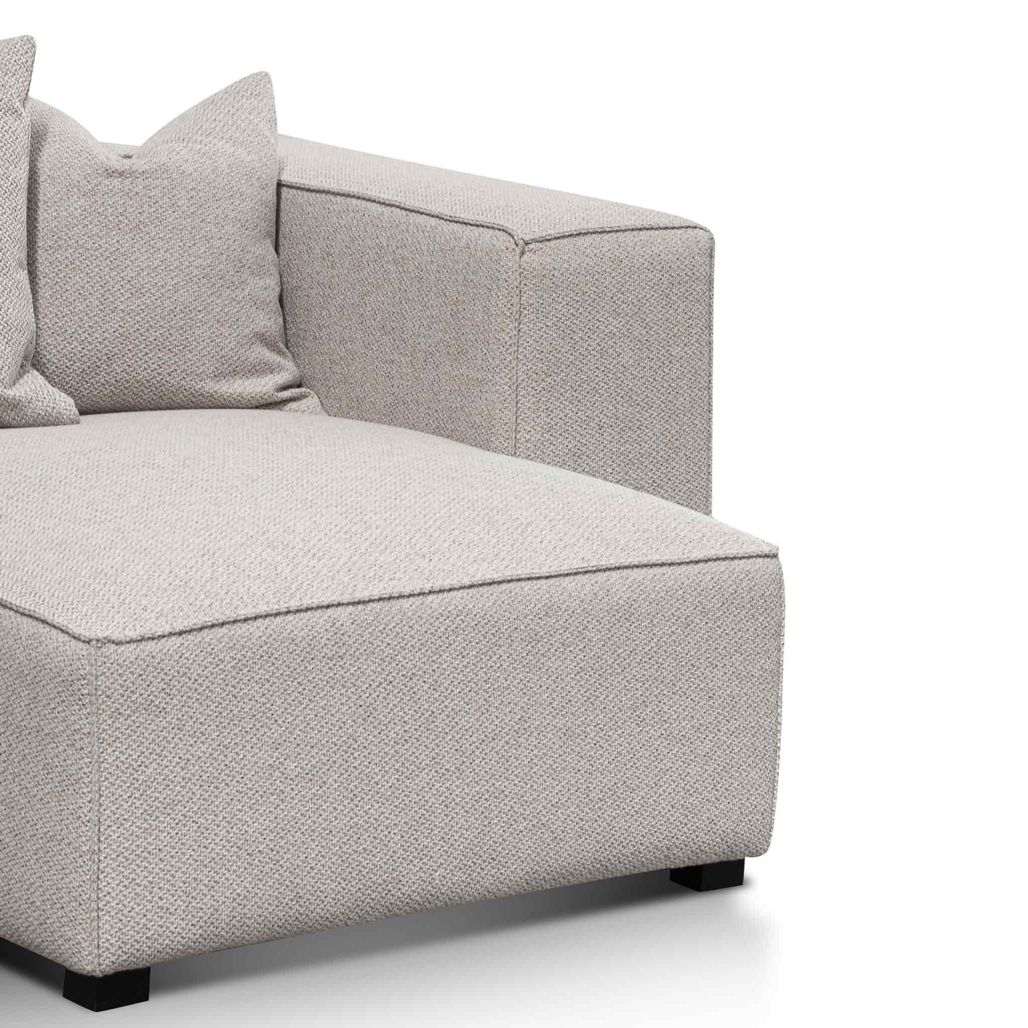 CLC6533-CA 3 Seater Right Chaise Fabric Sofa - Sterling Sand - Furniture Castle
