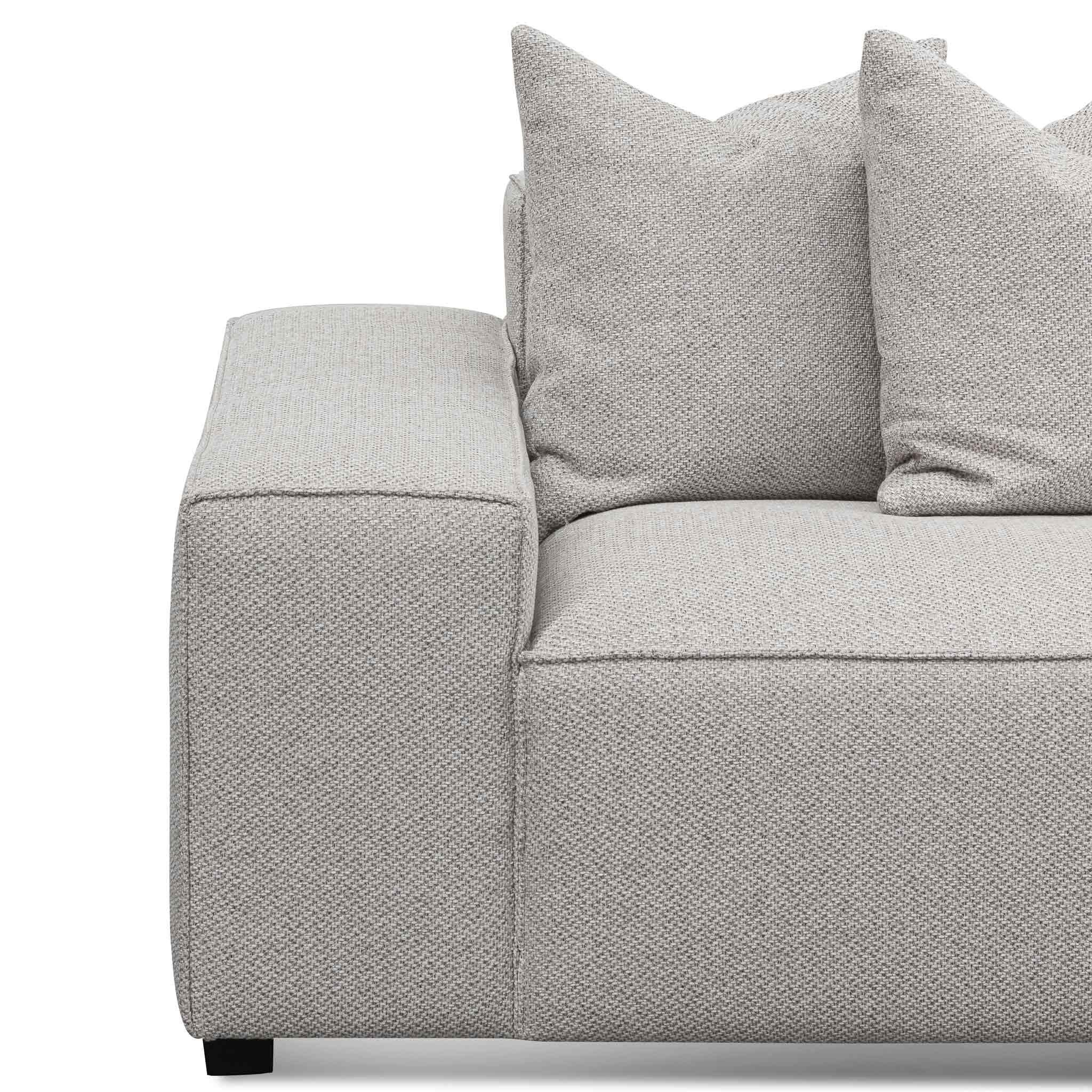 CLC6533-CA 3 Seater Right Chaise Fabric Sofa - Sterling Sand - Furniture Castle