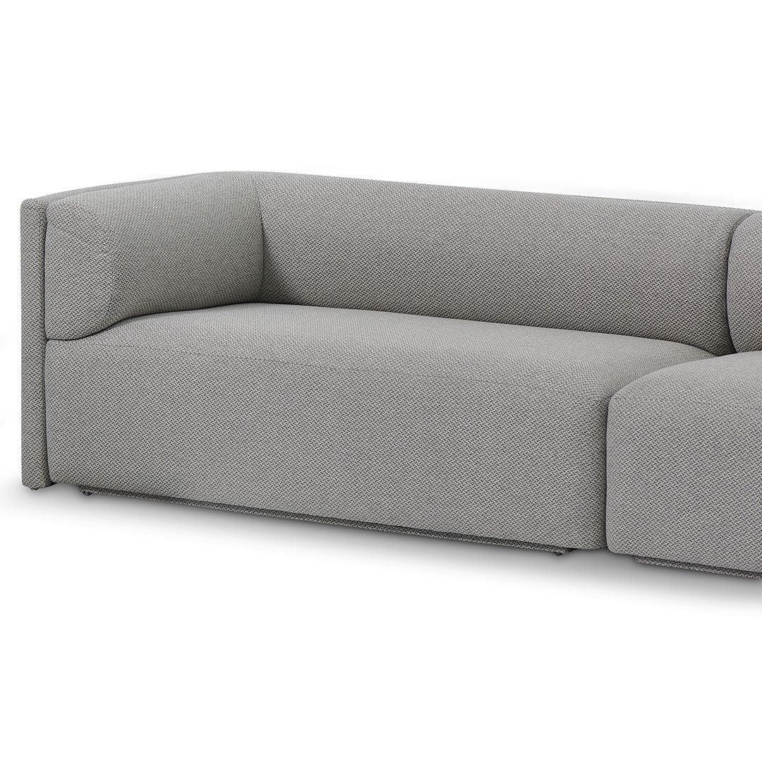 CLC6649-CA 4 Seater Fabric Sofa - Grey - Furniture Castle
