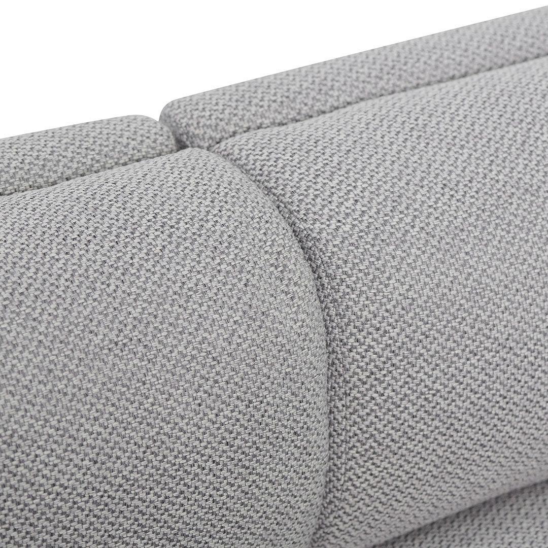 CLC6649-CA 4 Seater Fabric Sofa - Grey - Furniture Castle