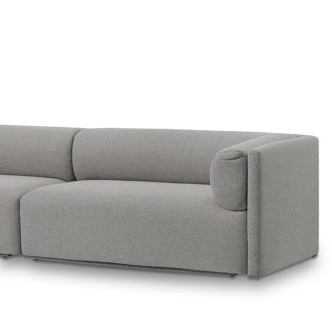 CLC6649-CA 4 Seater Fabric Sofa - Grey - Furniture Castle