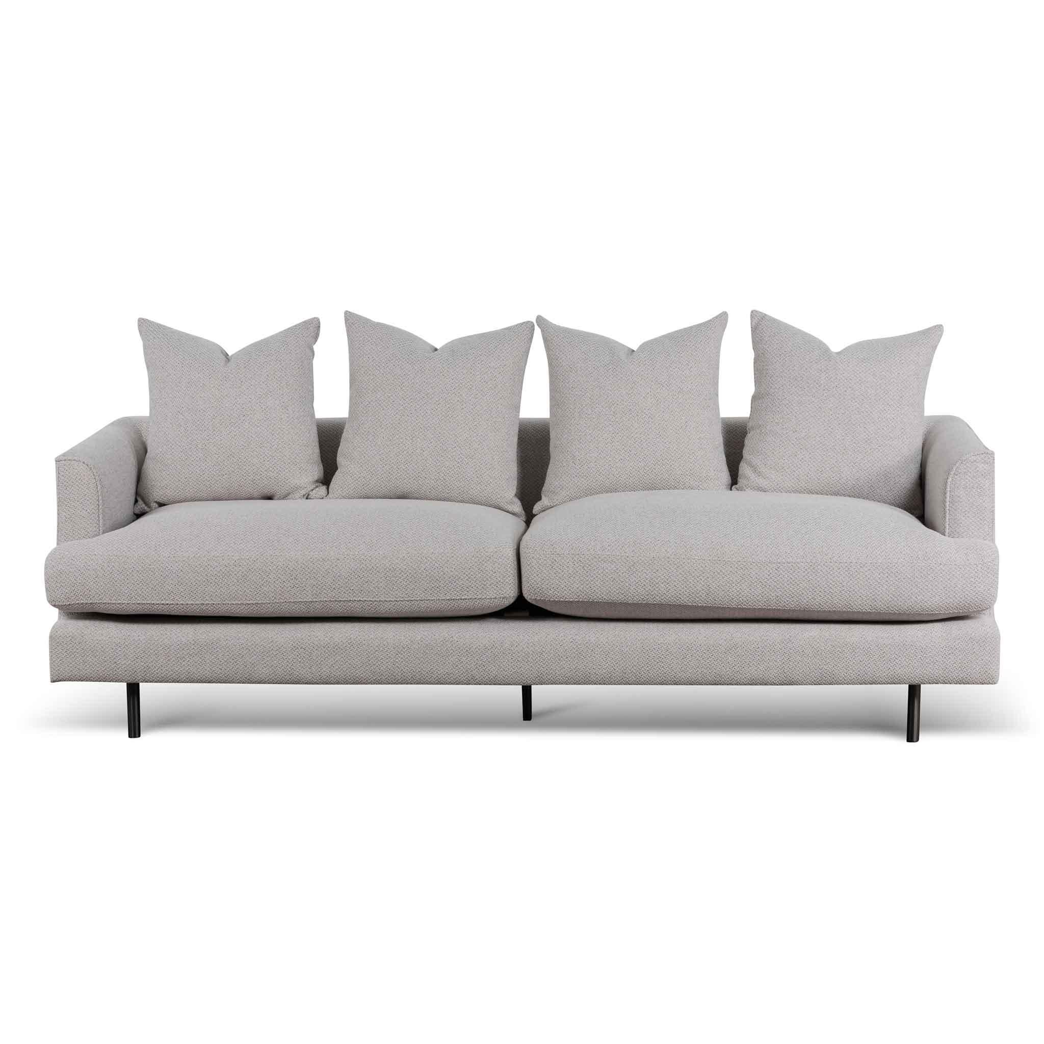 CLC6687-CA 3 Seater Sofa - Sterling Sand with Black Legs - Furniture Castle