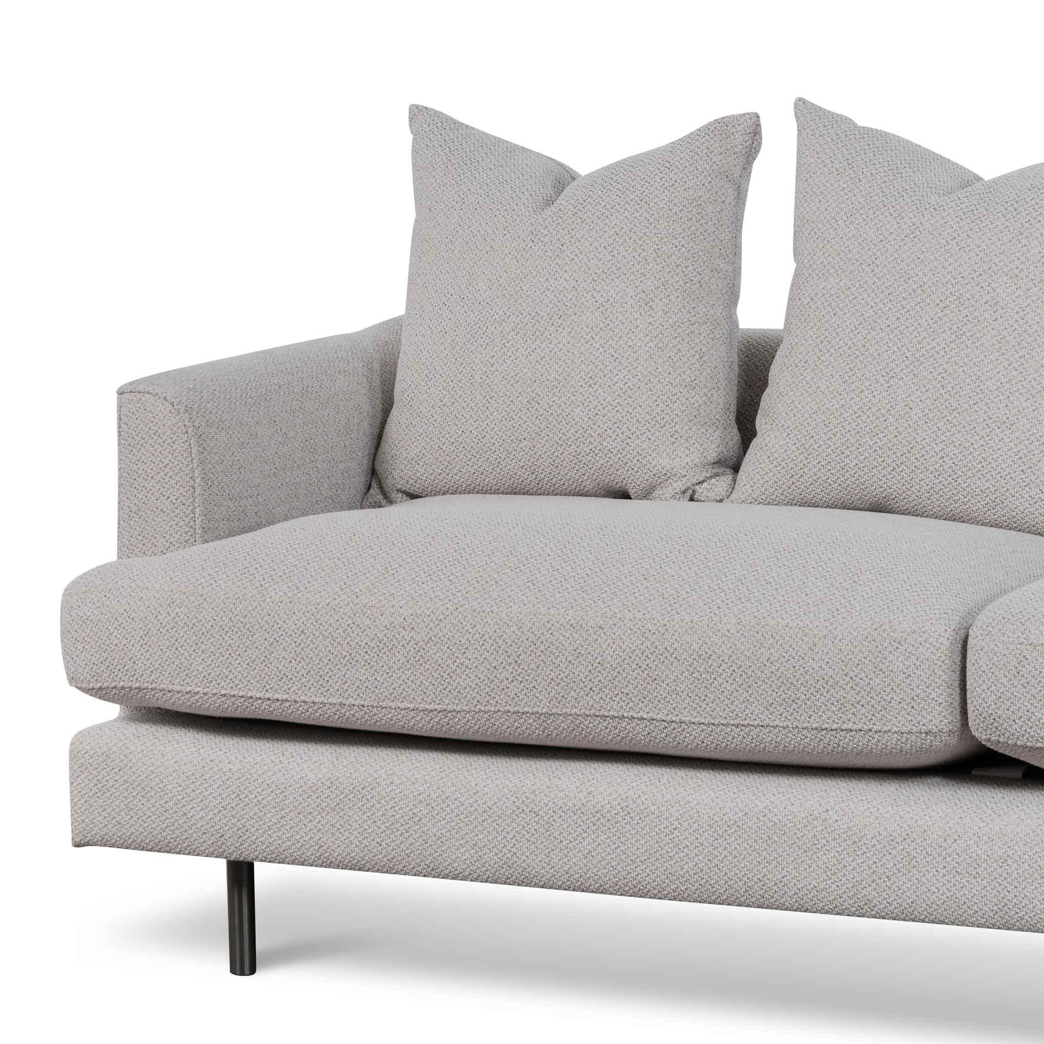 CLC6687-CA 3 Seater Sofa - Sterling Sand with Black Legs - Furniture Castle