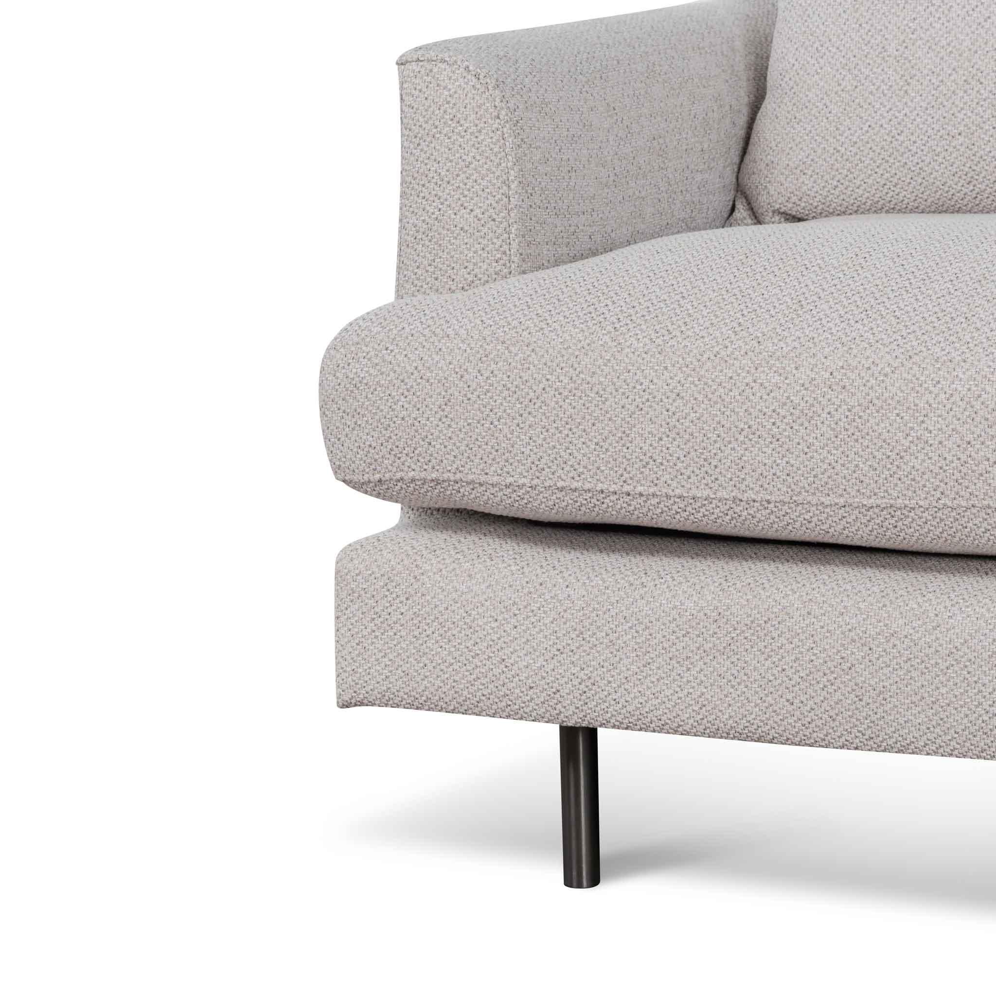 CLC6687-CA 3 Seater Sofa - Sterling Sand with Black Legs - Furniture Castle