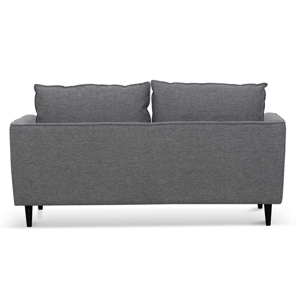 CLC6812-KSO 2 Seater Fabric Sofa - Graphite Grey with Black Leg - Furniture Castle