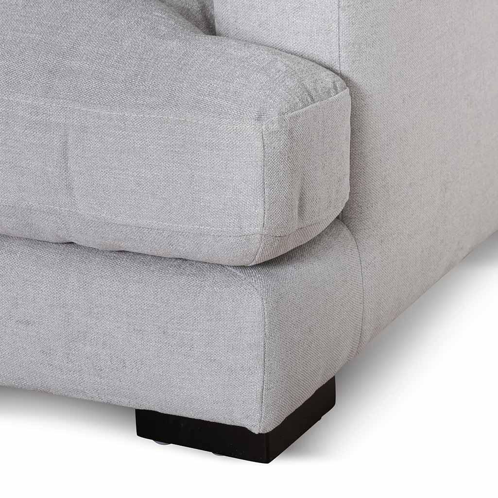 CLC6815-KSO 4 Seater Fabric Left Chaise Sofa - Oyster Beige - Furniture Castle