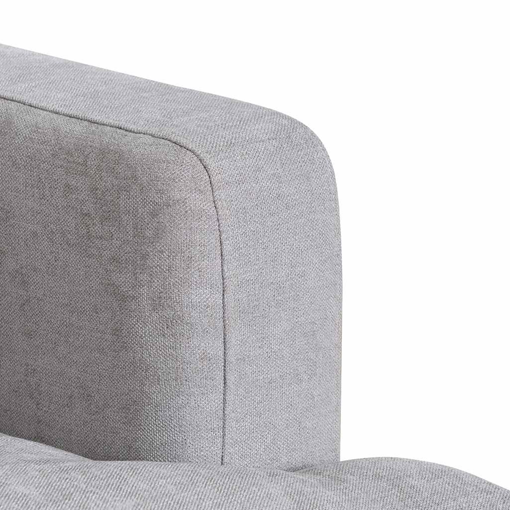 CLC6815-KSO 4 Seater Fabric Left Chaise Sofa - Oyster Beige - Furniture Castle