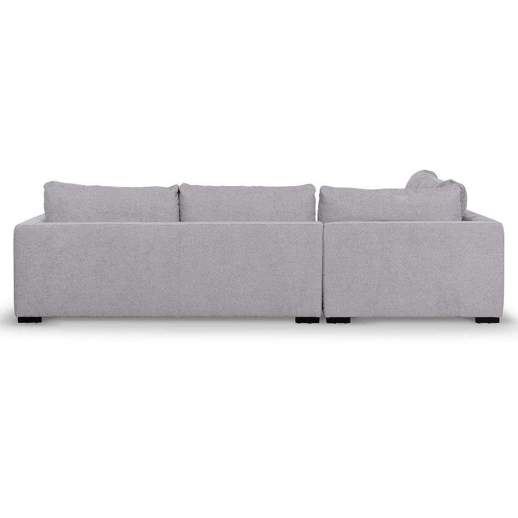 CLC6815-KSO 4 Seater Fabric Left Chaise Sofa - Oyster Beige - Furniture Castle