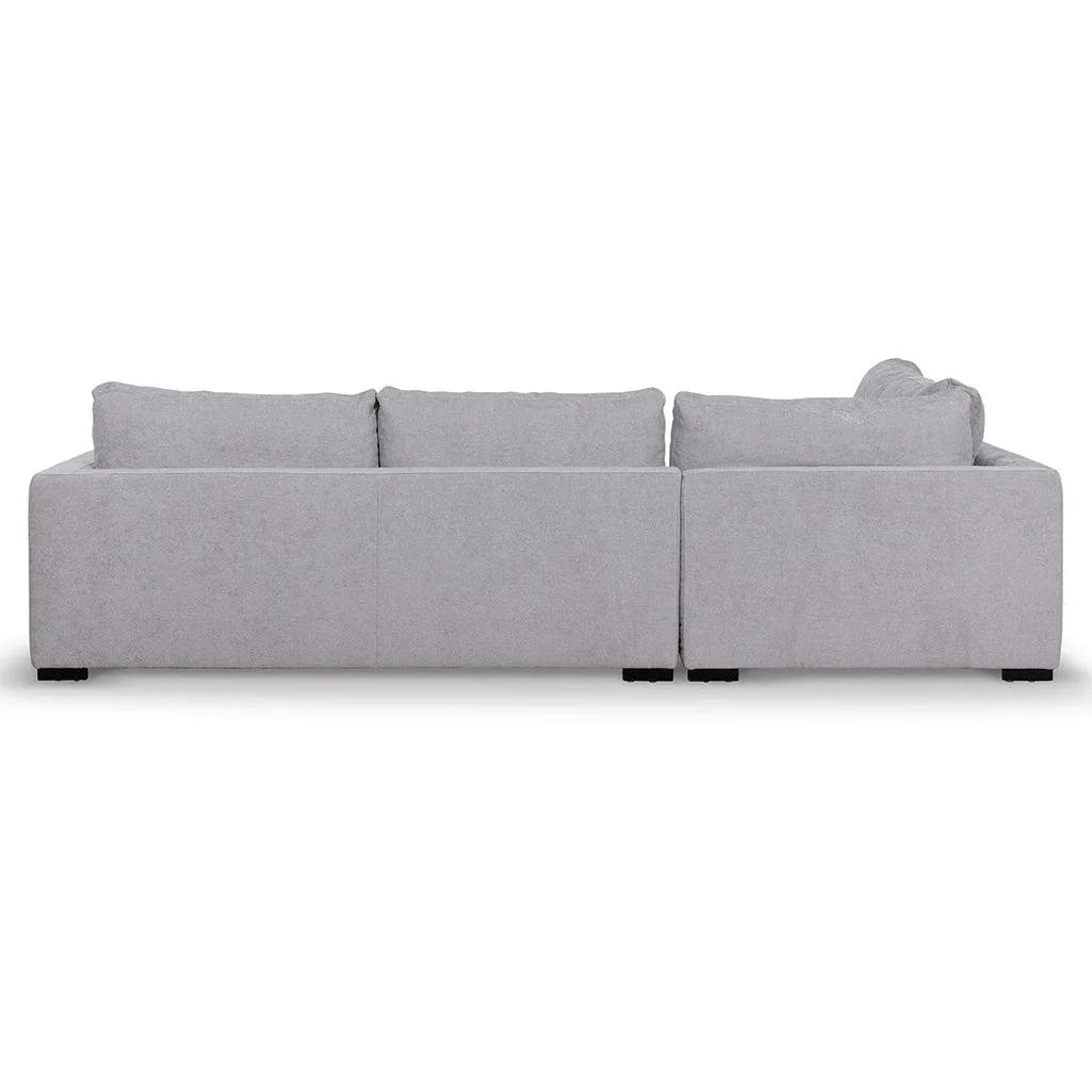 CLC6815-KSO 4 Seater Fabric Left Chaise Sofa - Oyster Beige - Furniture Castle