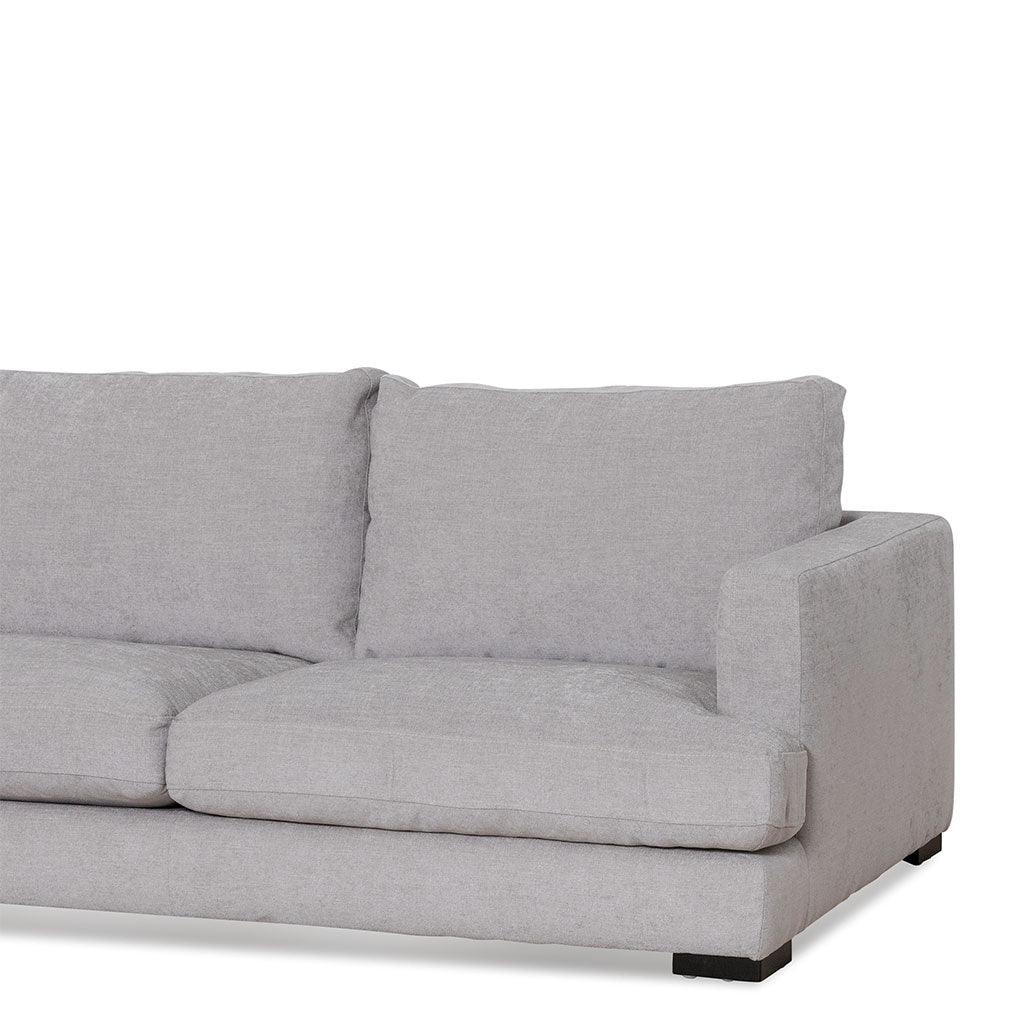 CLC6815-KSO 4 Seater Fabric Left Chaise Sofa - Oyster Beige - Furniture Castle