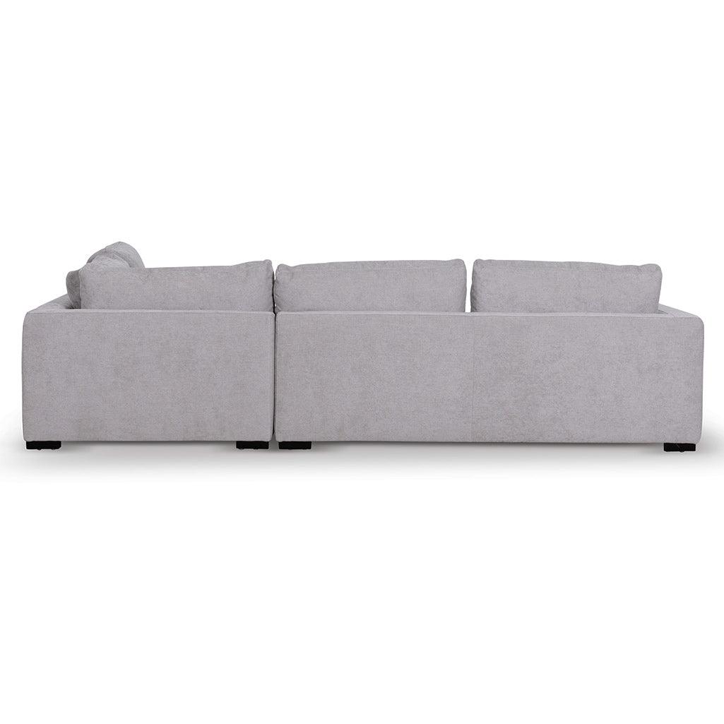 CLC6816-KSO 4 Seater Fabric Right Chaise Sofa - Oyster Beige - Furniture Castle