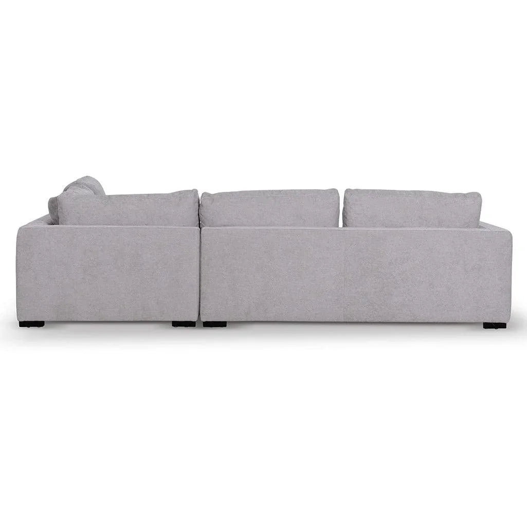 CLC6816-KSO 4 Seater Fabric Right Chaise Sofa - Oyster Beige - Furniture Castle