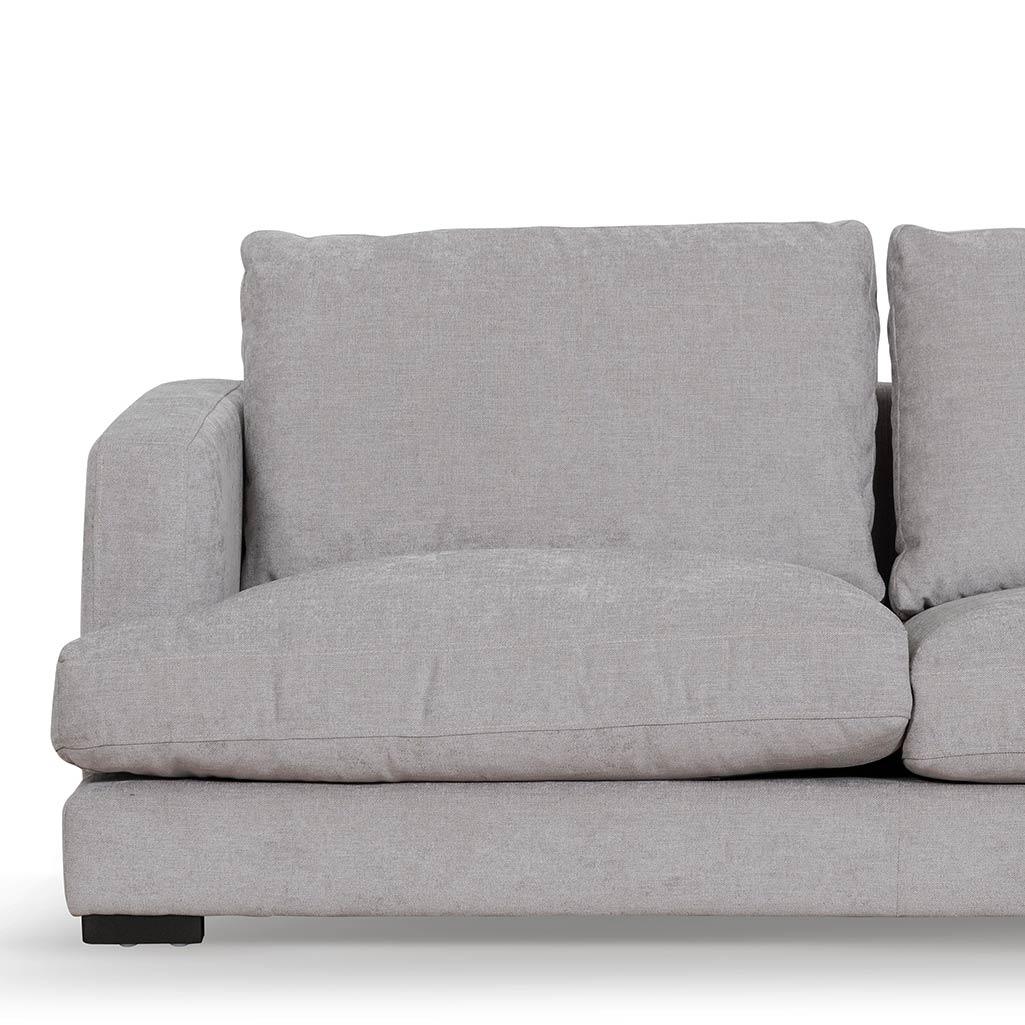 CLC6816-KSO 4 Seater Fabric Right Chaise Sofa - Oyster Beige - Furniture Castle